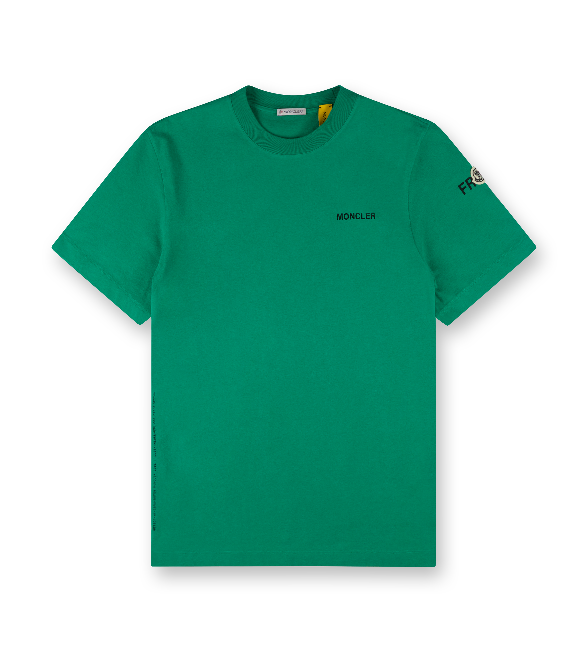 Moncler x FRGMT Maxi Logo Cotton T-Shirt Green