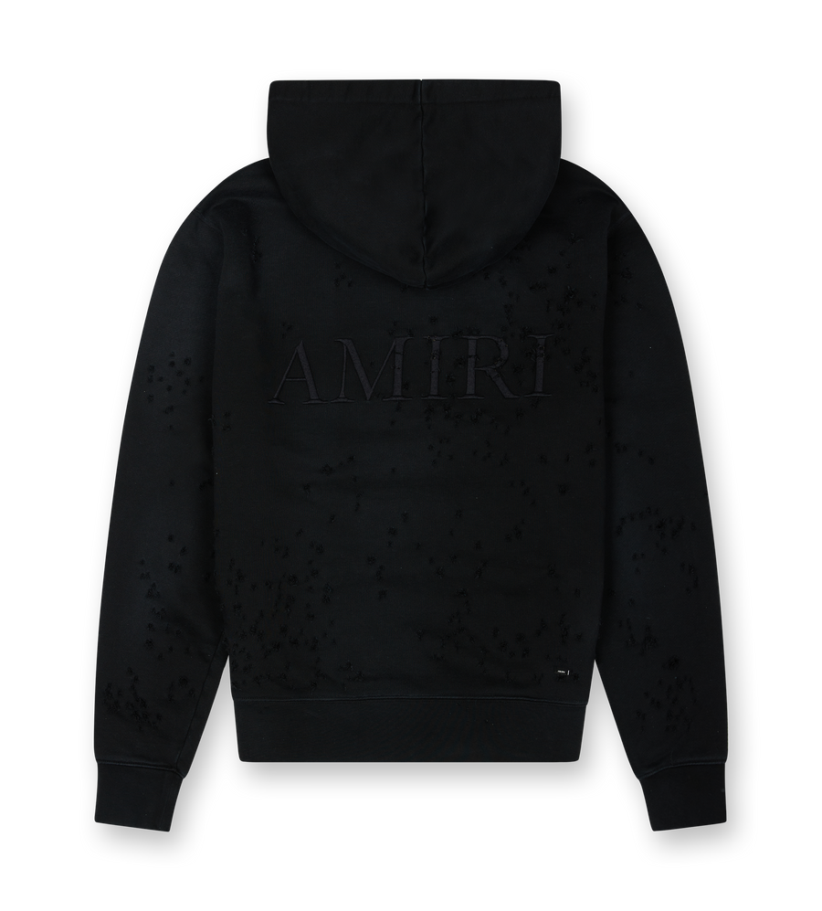 Shotgun Embroidered Hoodie Black