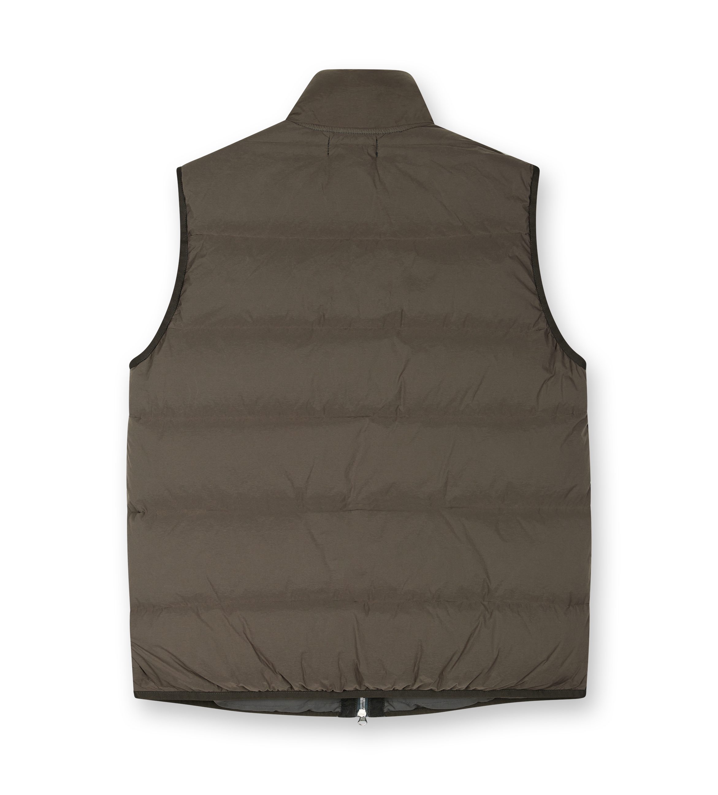 Logo-Appliquéd Webbing-Trimmed Quilted Shell Down Gilet