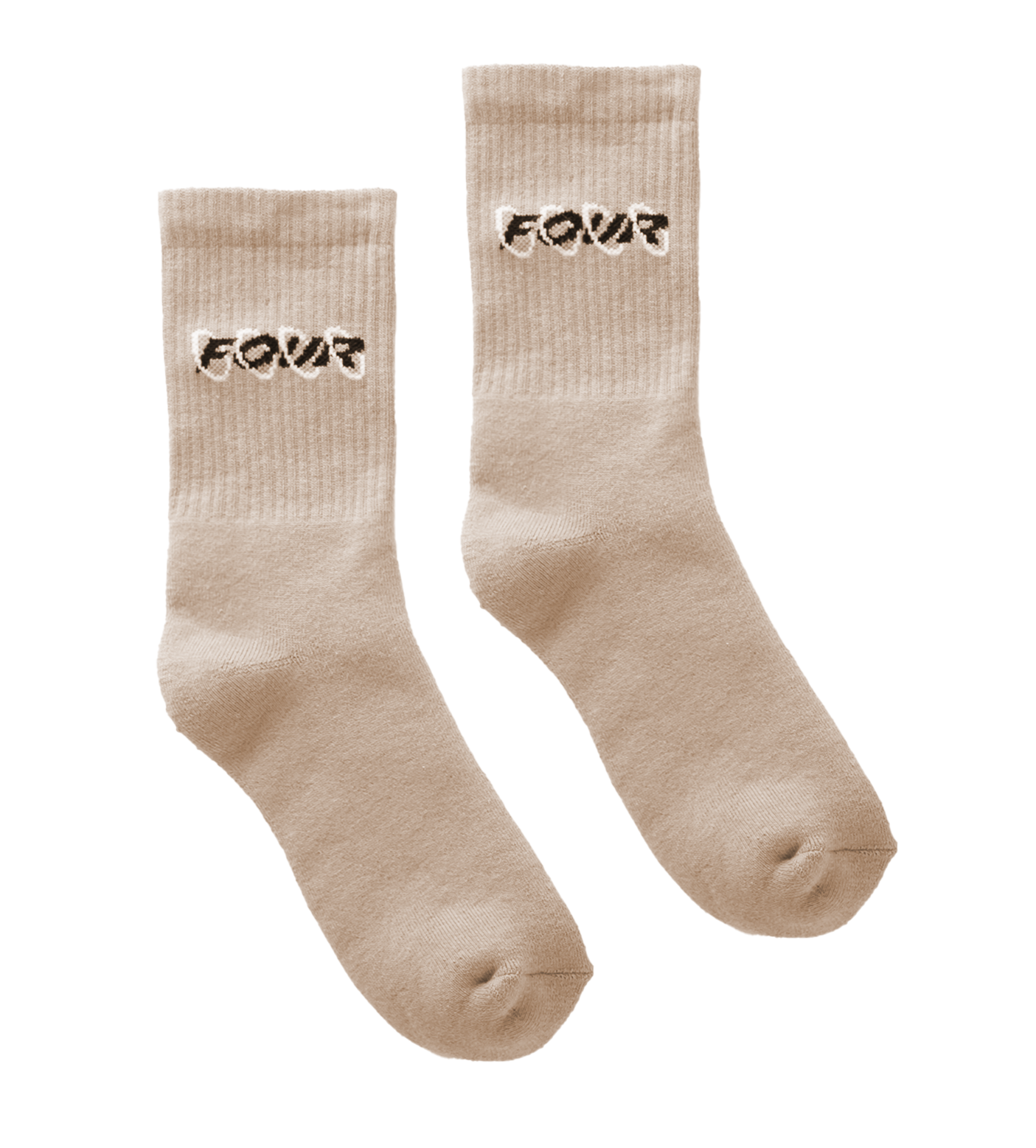 Circles Logo Socks Vintage Khaki