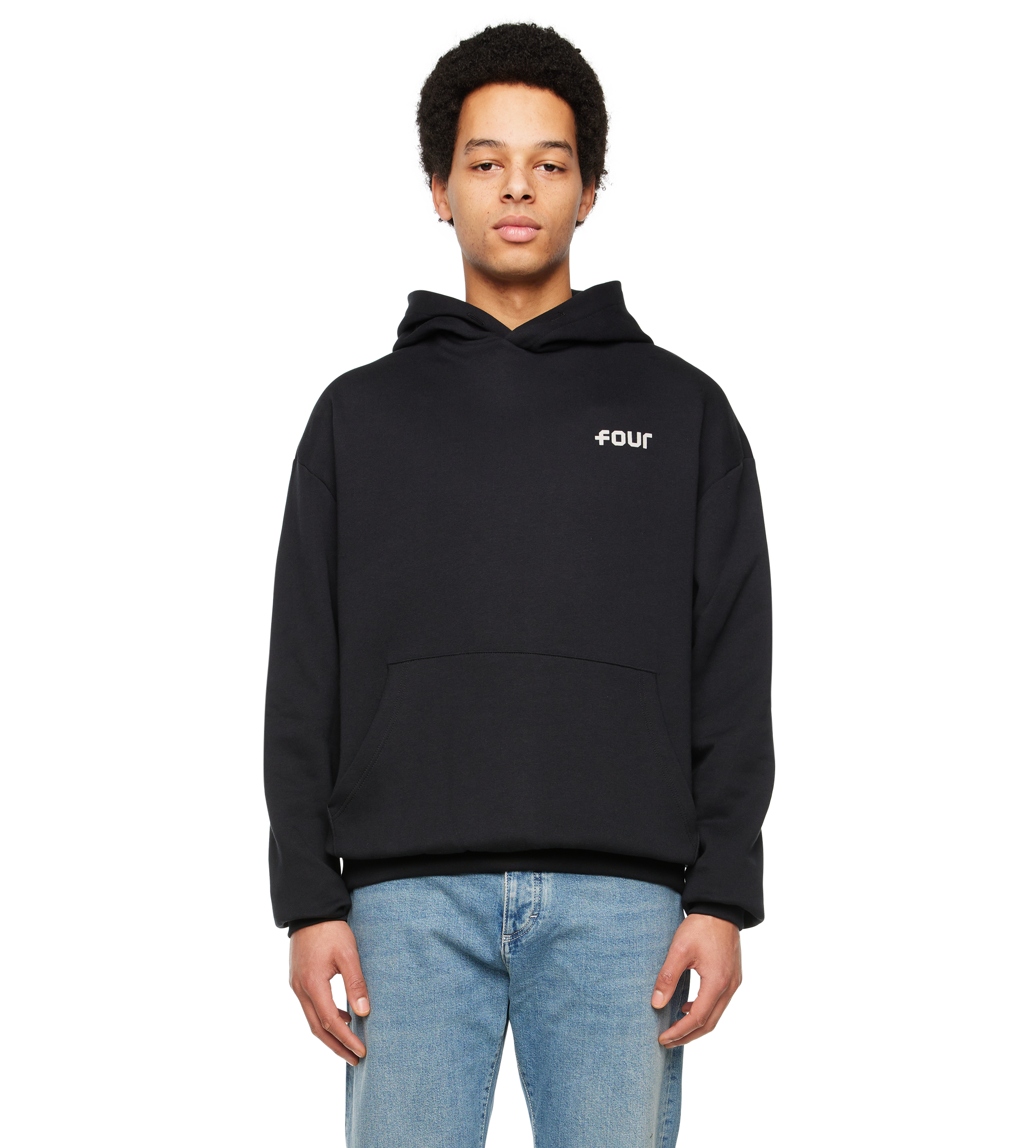 NY Stamp Cab Hoodie Black