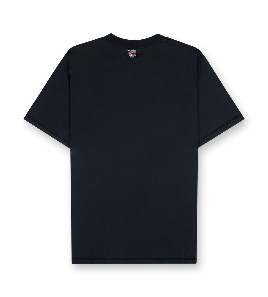 Faded Washed Black T-shirt