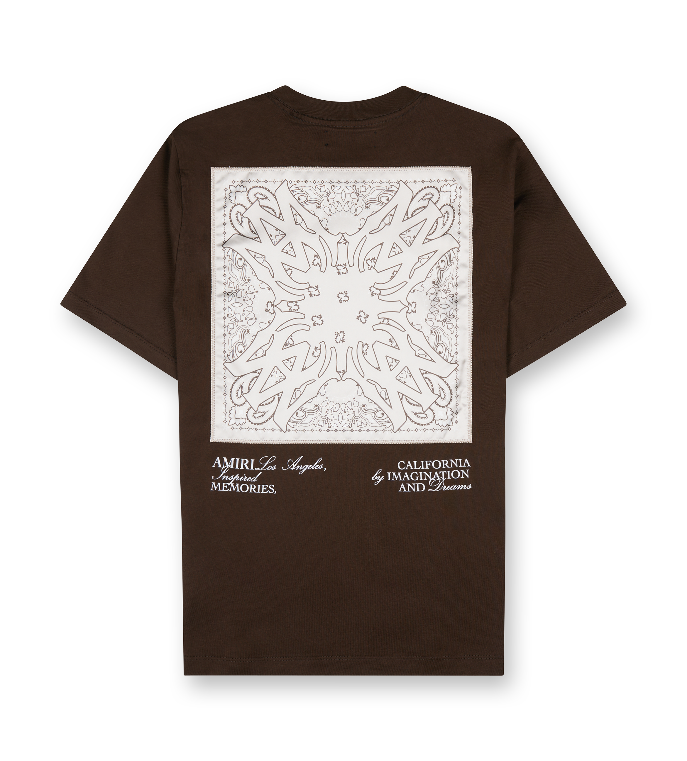 Bandana Silk Tee Brown