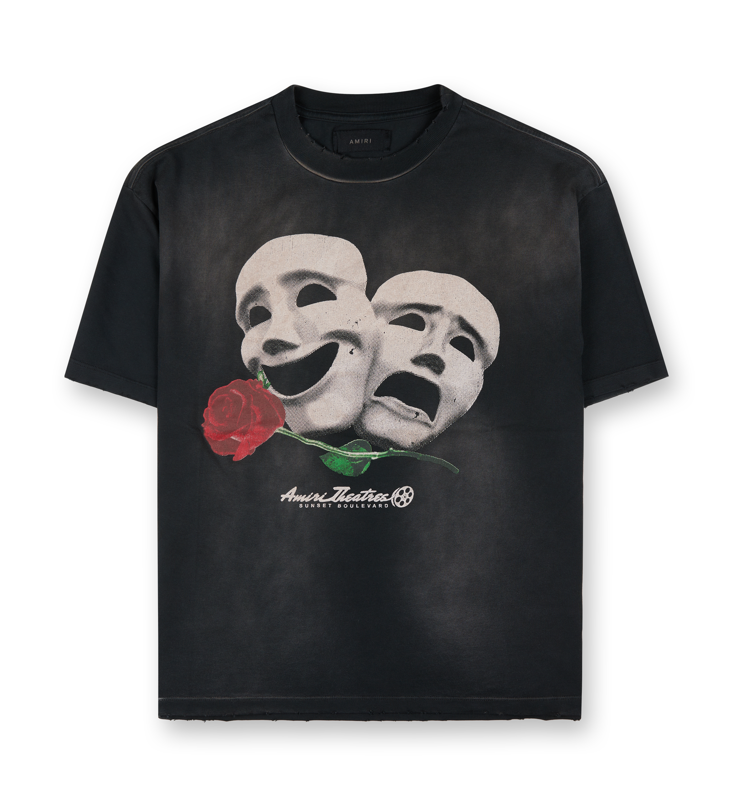 Theatre Masks Tee Black