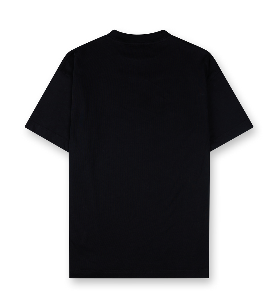 Black Cotton T-shirt Black