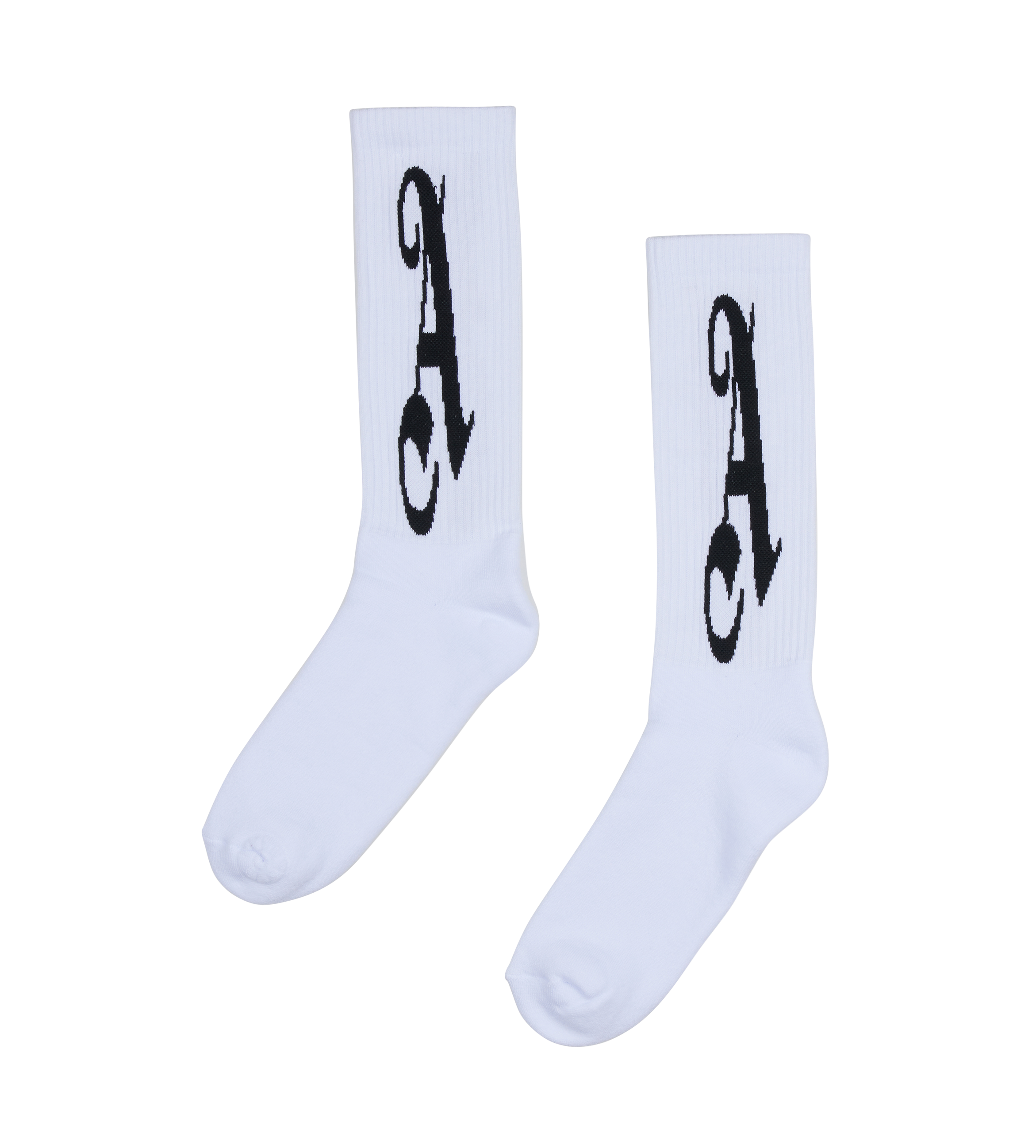 Logo Socks White