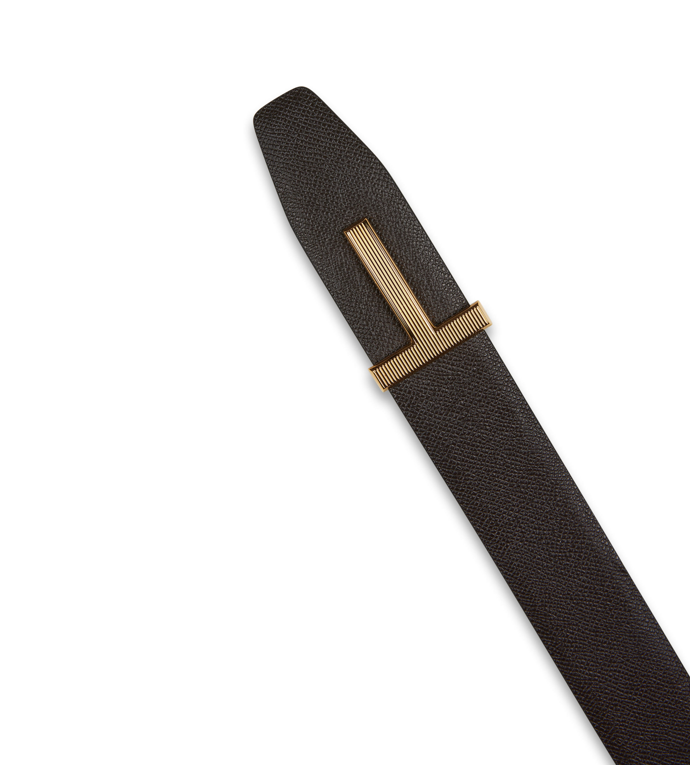 Reversible Full-Grain Leather Belt Chocolate