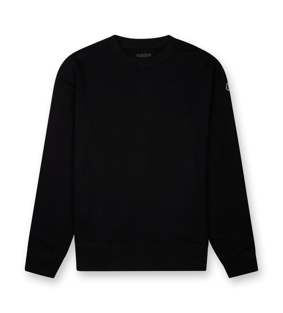 Moncler x Rick Owens Cotton Sweatshirt Black