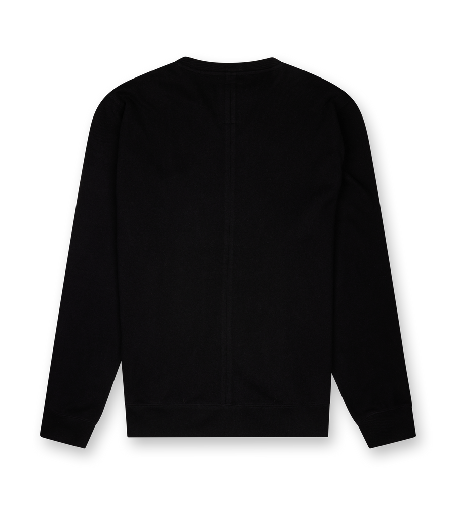 Moncler x Rick Owens Cotton Sweatshirt Black