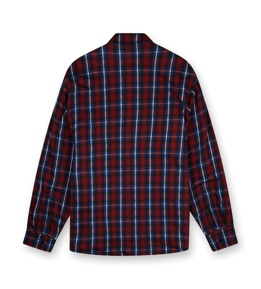 Lined Shirt Red Blue