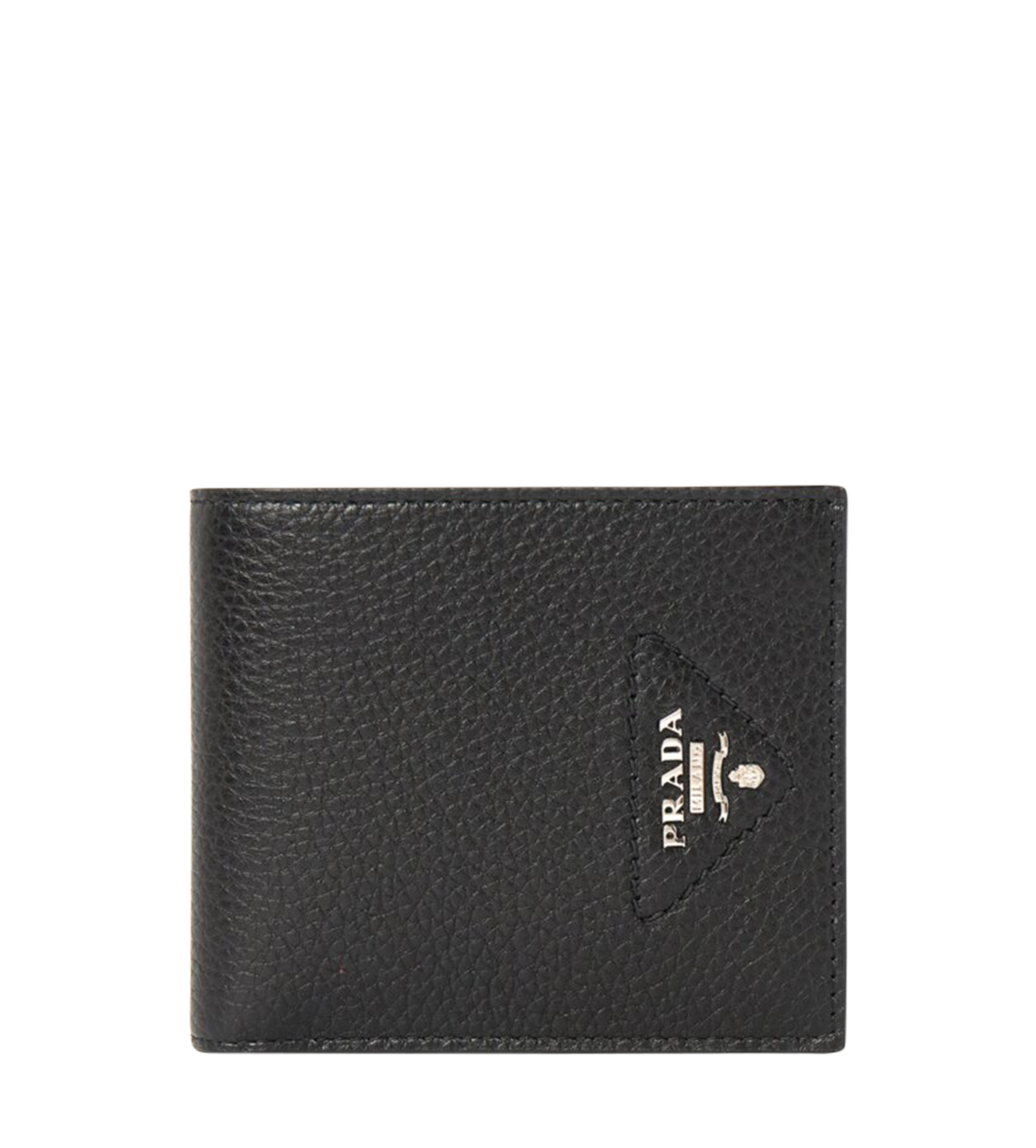 Logo-plaque Leather Wallet Black