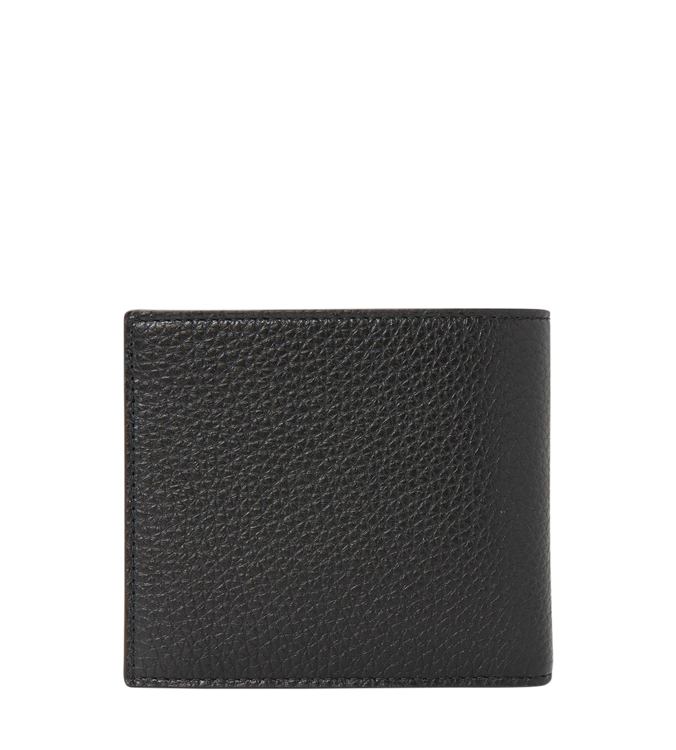 Logo-plaque Leather Wallet Black