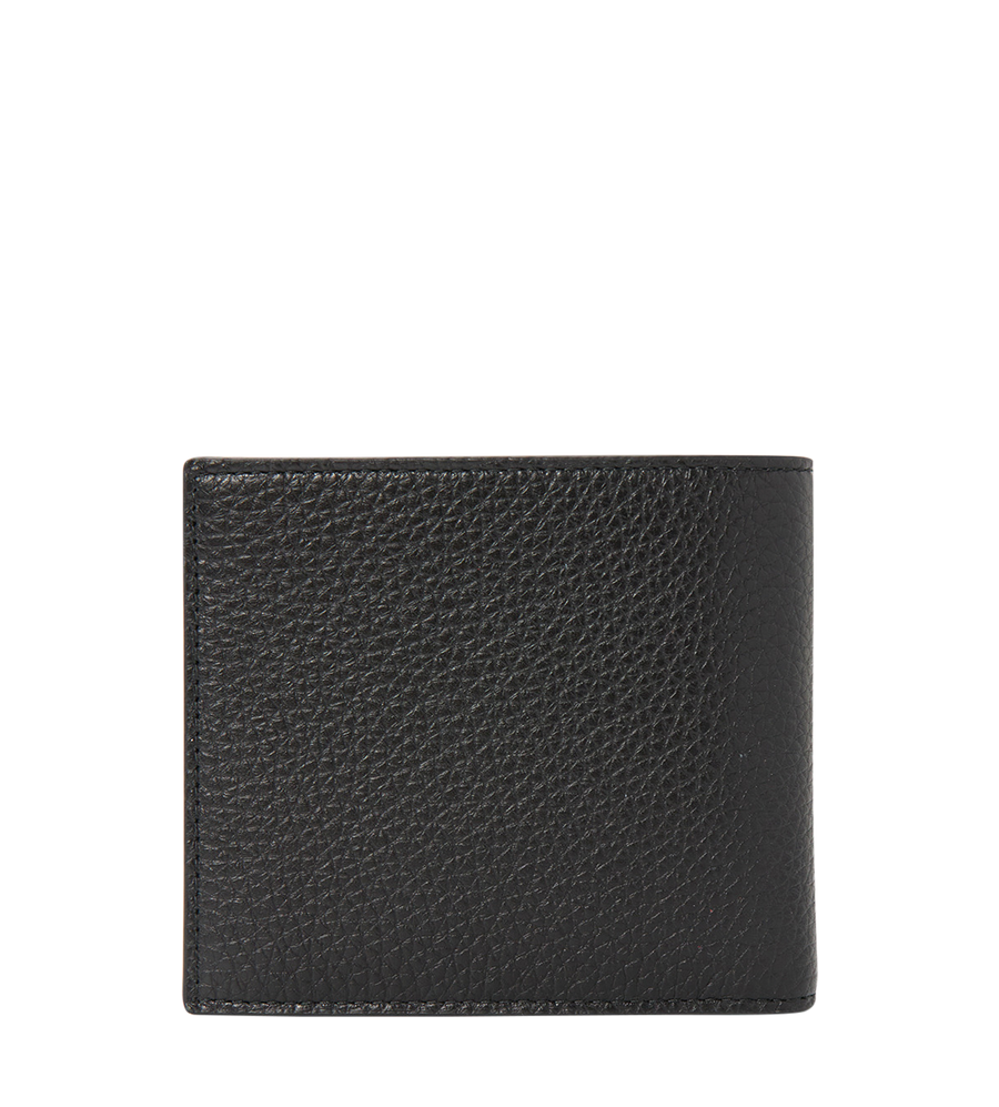 Logo-plaque Leather Wallet Black