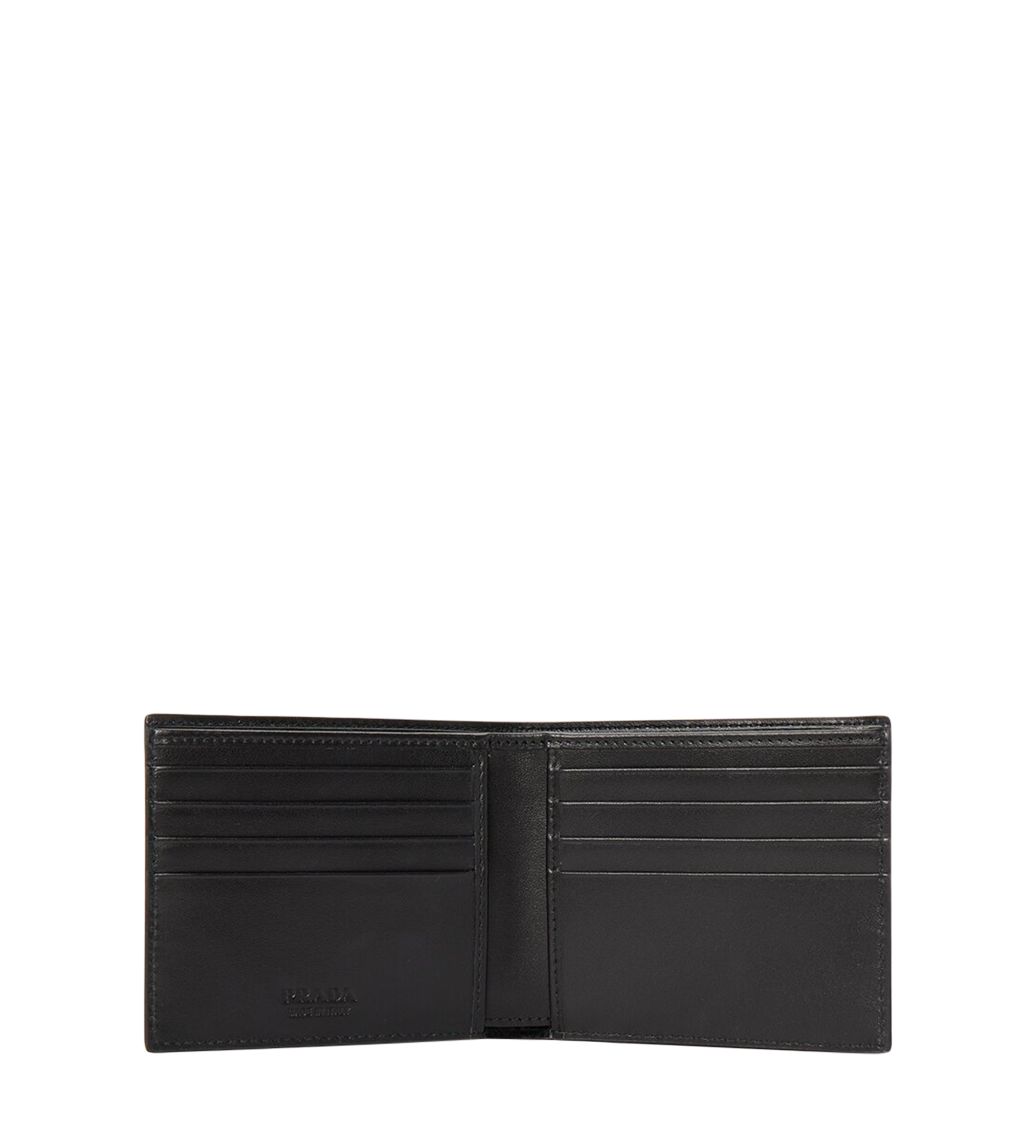 Logo-plaque Leather Wallet Black