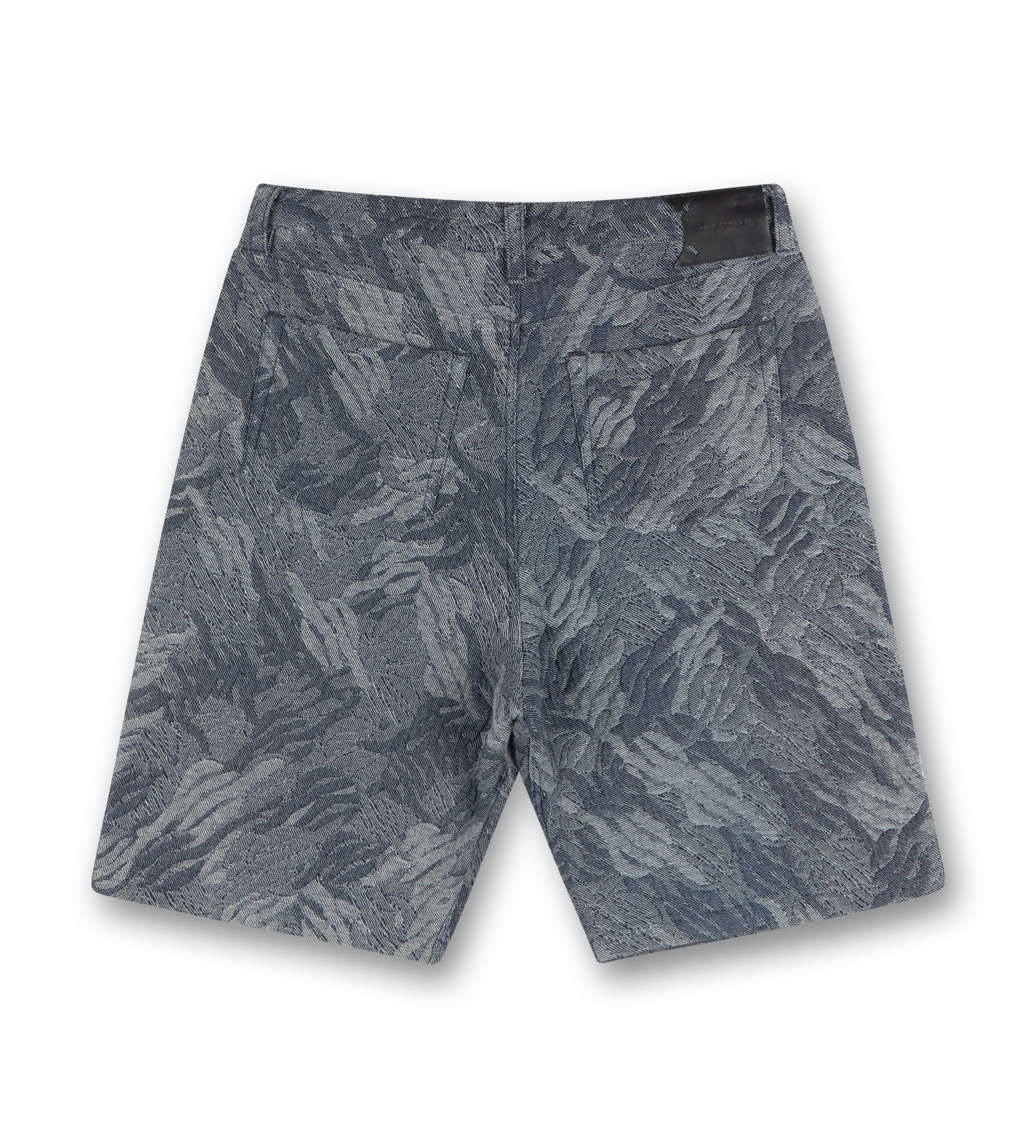 Monogram Jeans Shorts Camo