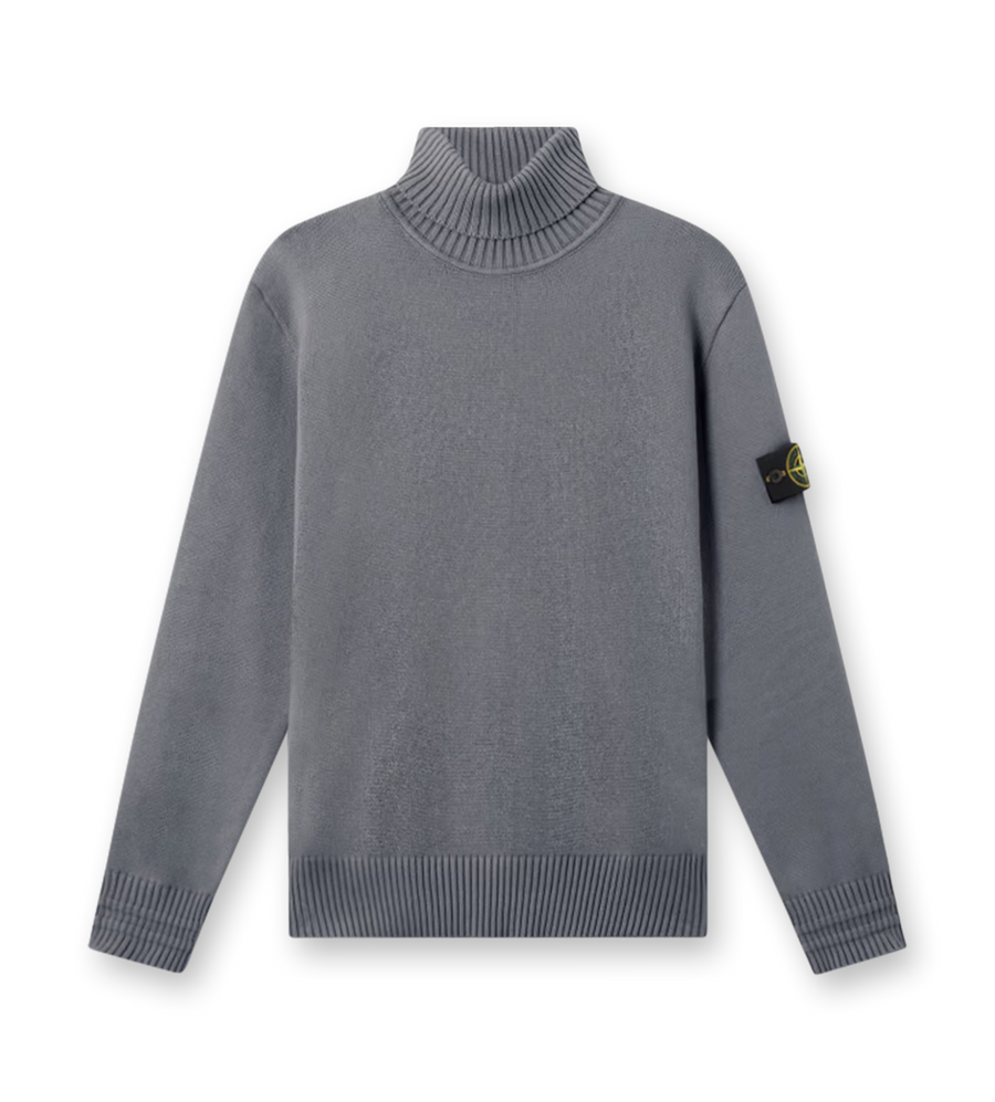 Turtle Neck Knit Grey