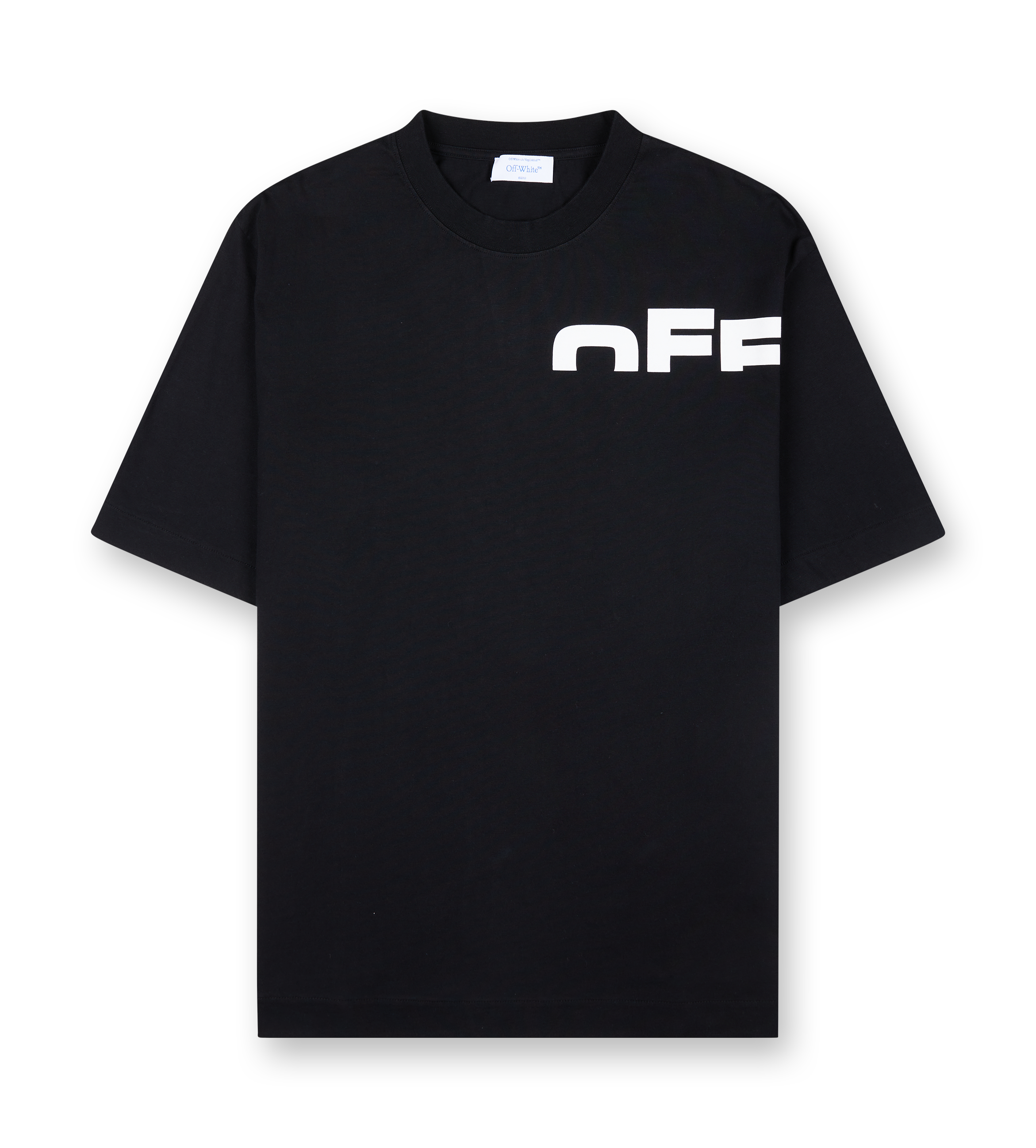 Off Split T-shirt Black