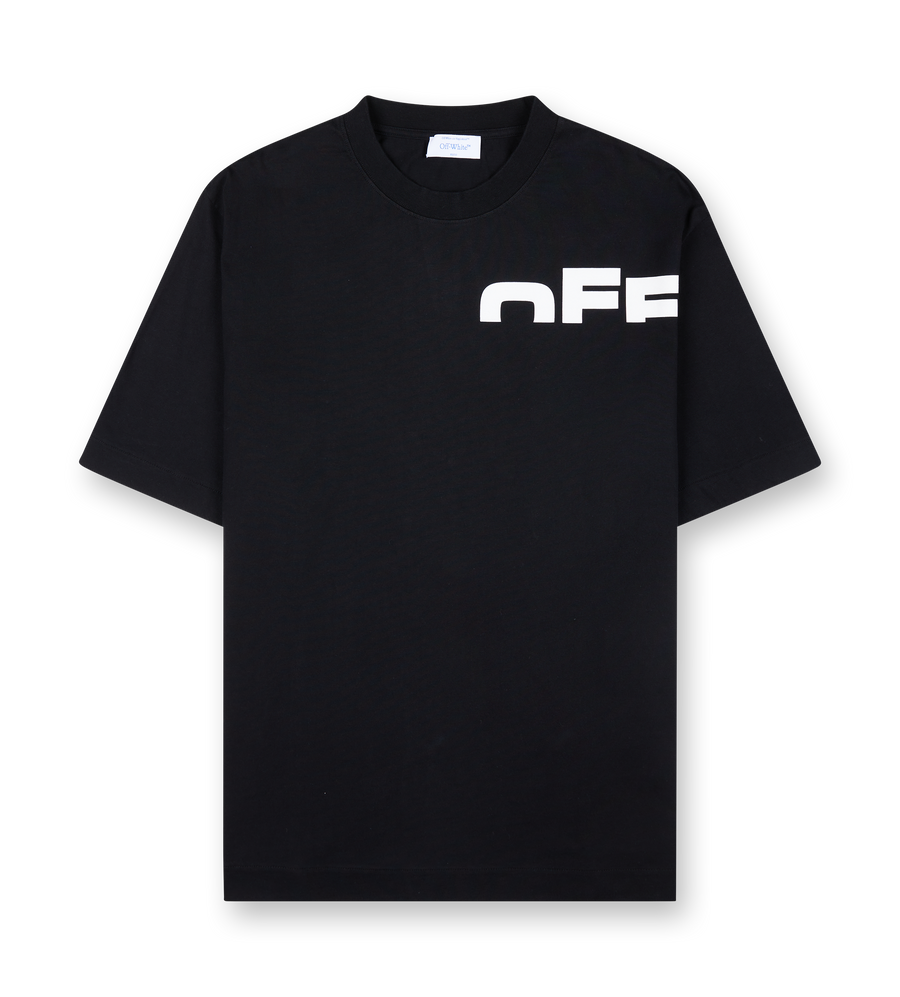 Off Split T-shirt Black