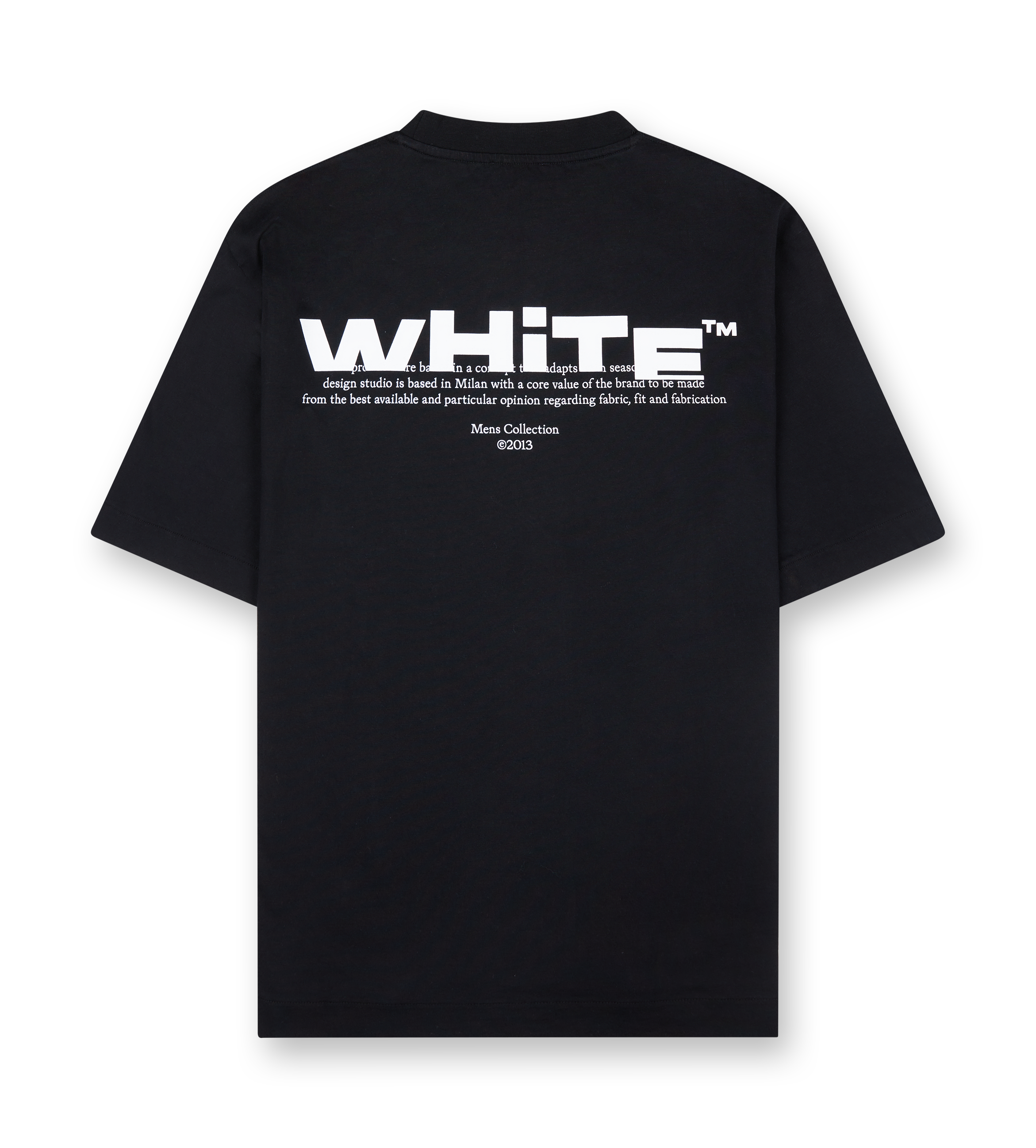 Off Split T-shirt Black