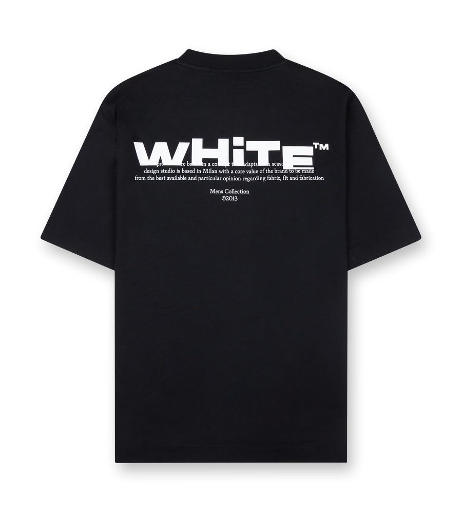 Off Split T-shirt Black