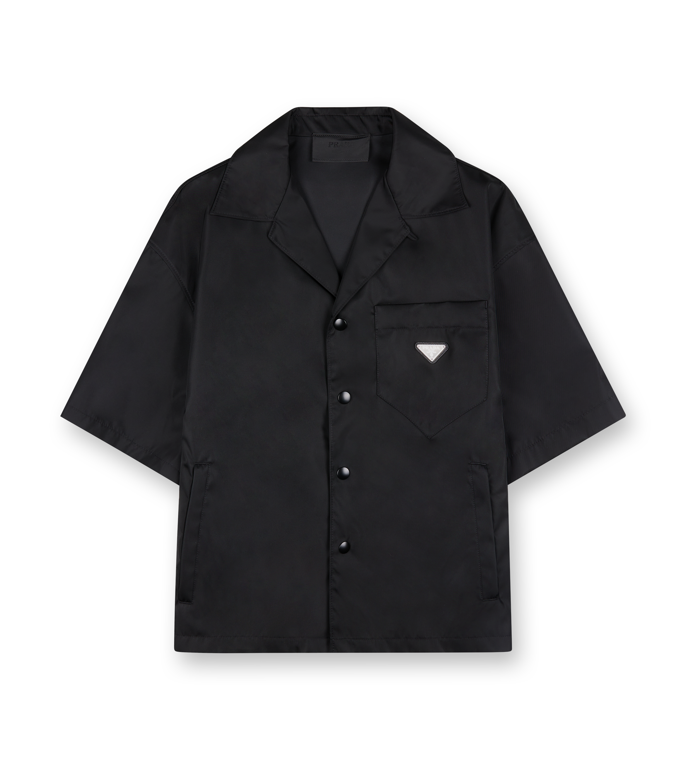 Re-Nylon Short-Sleeved Shirt Black