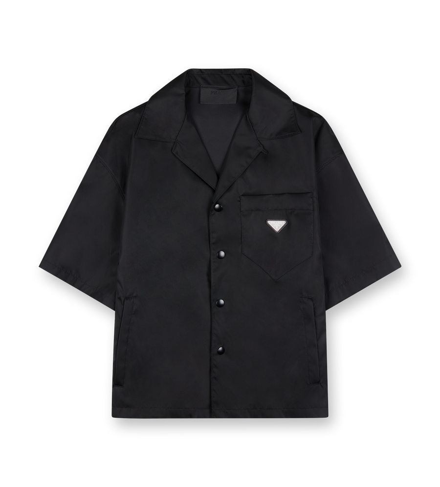 Re-Nylon Short-Sleeved Shirt Black