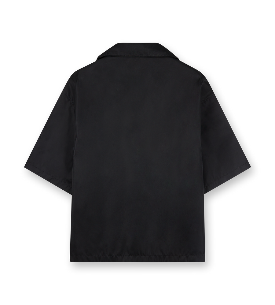 Re-Nylon Short-Sleeved Shirt Black