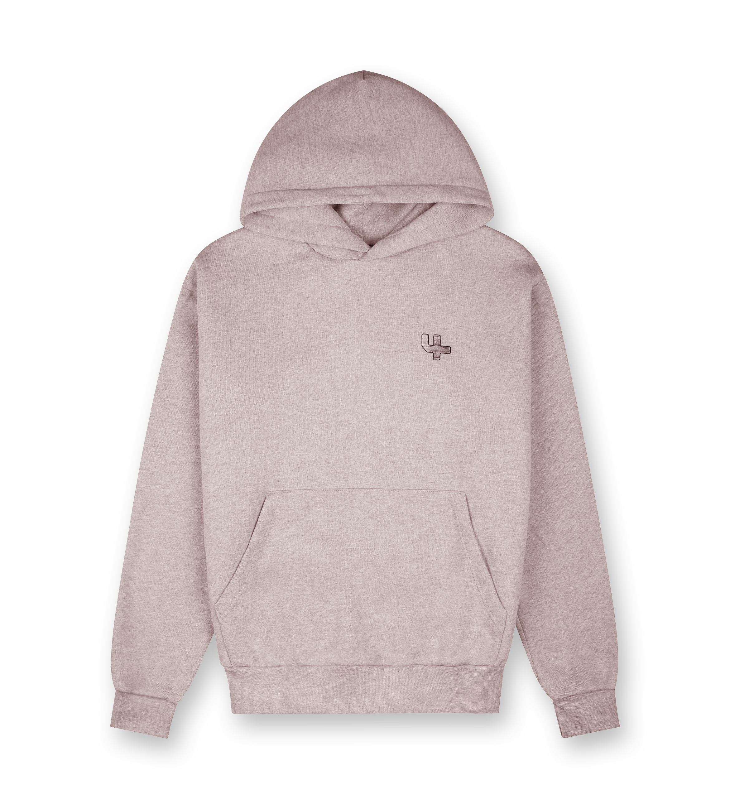 Outline Logo Hoodie Sand Melange