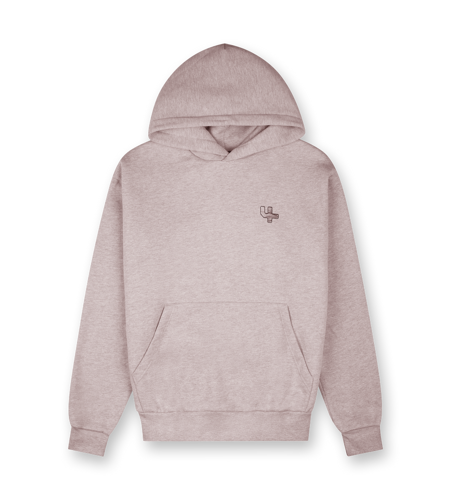 Outline Logo Hoodie Sand Melange