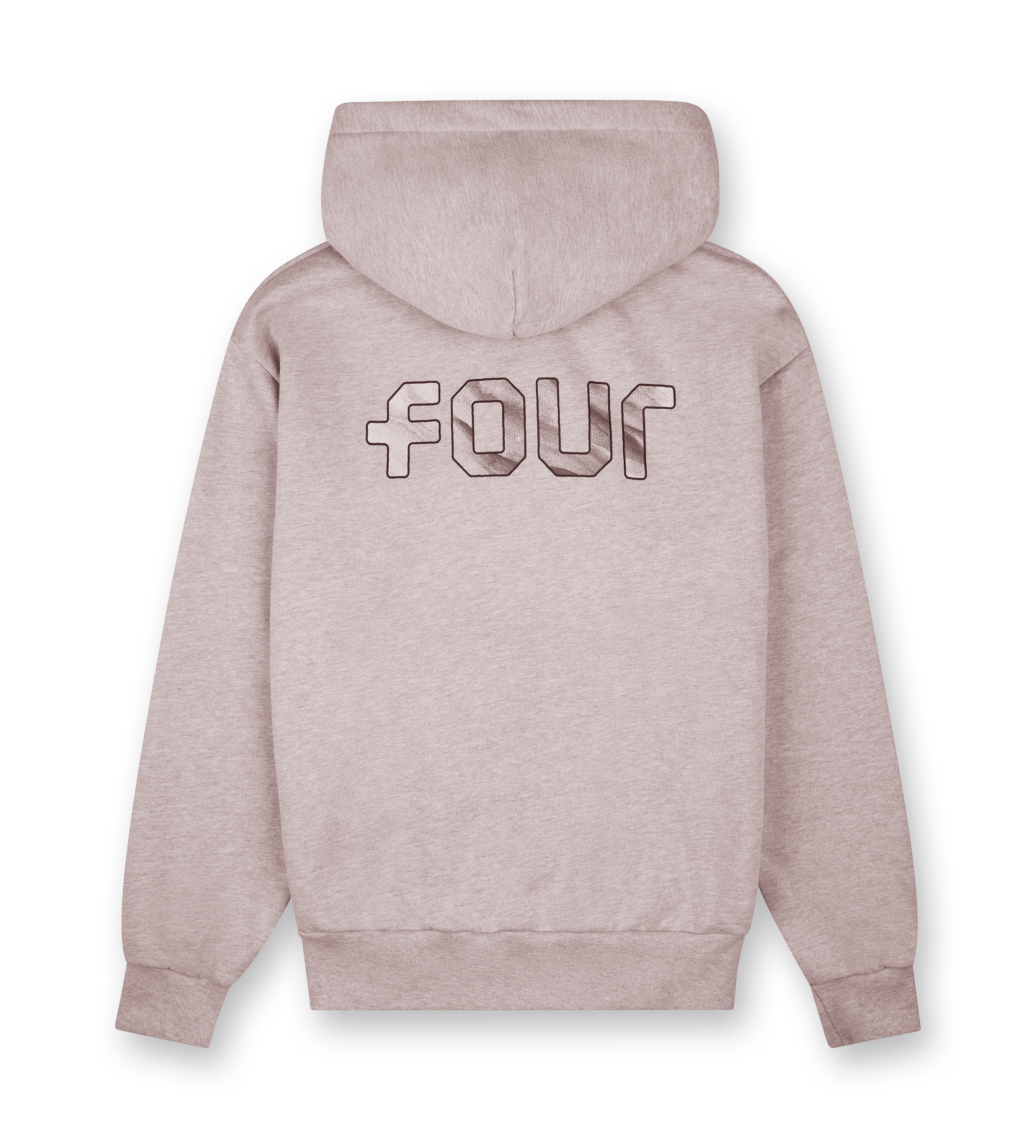 Outline Logo Hoodie Sand Melange