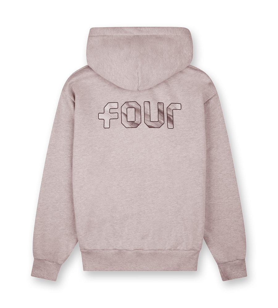 Outline Logo Hoodie Sand Melange