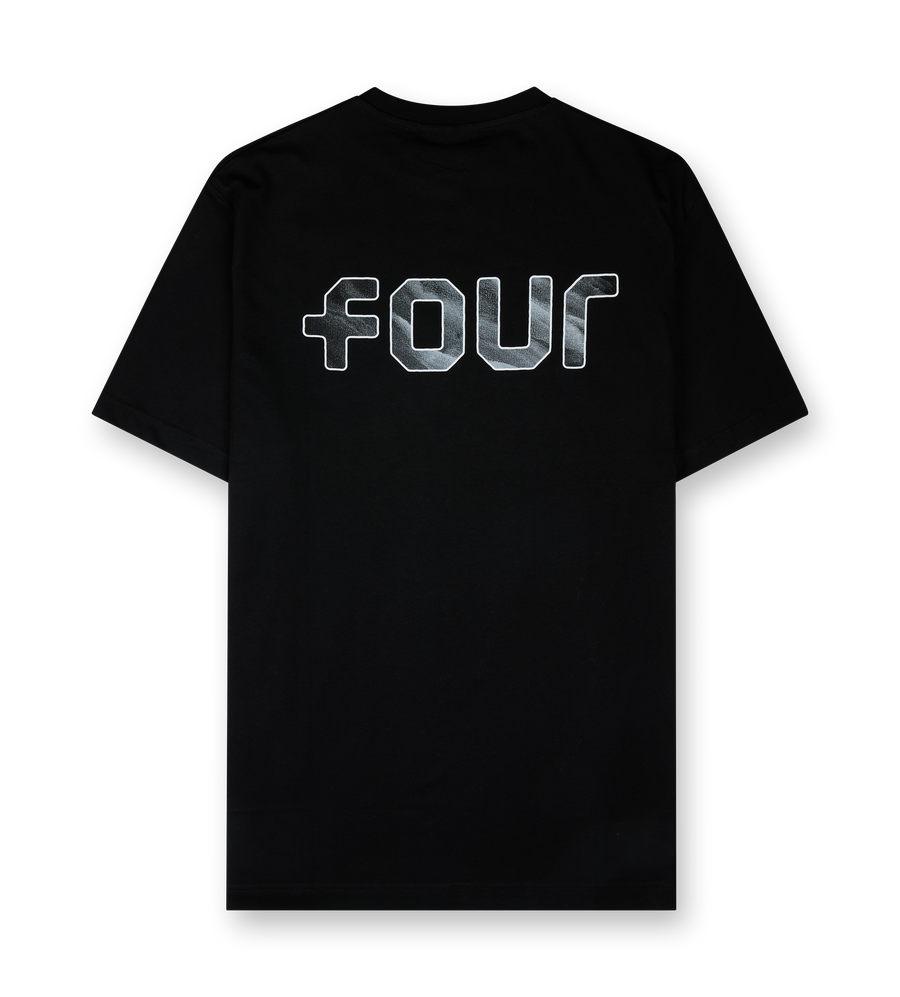 Outline Logo T-shirt Black