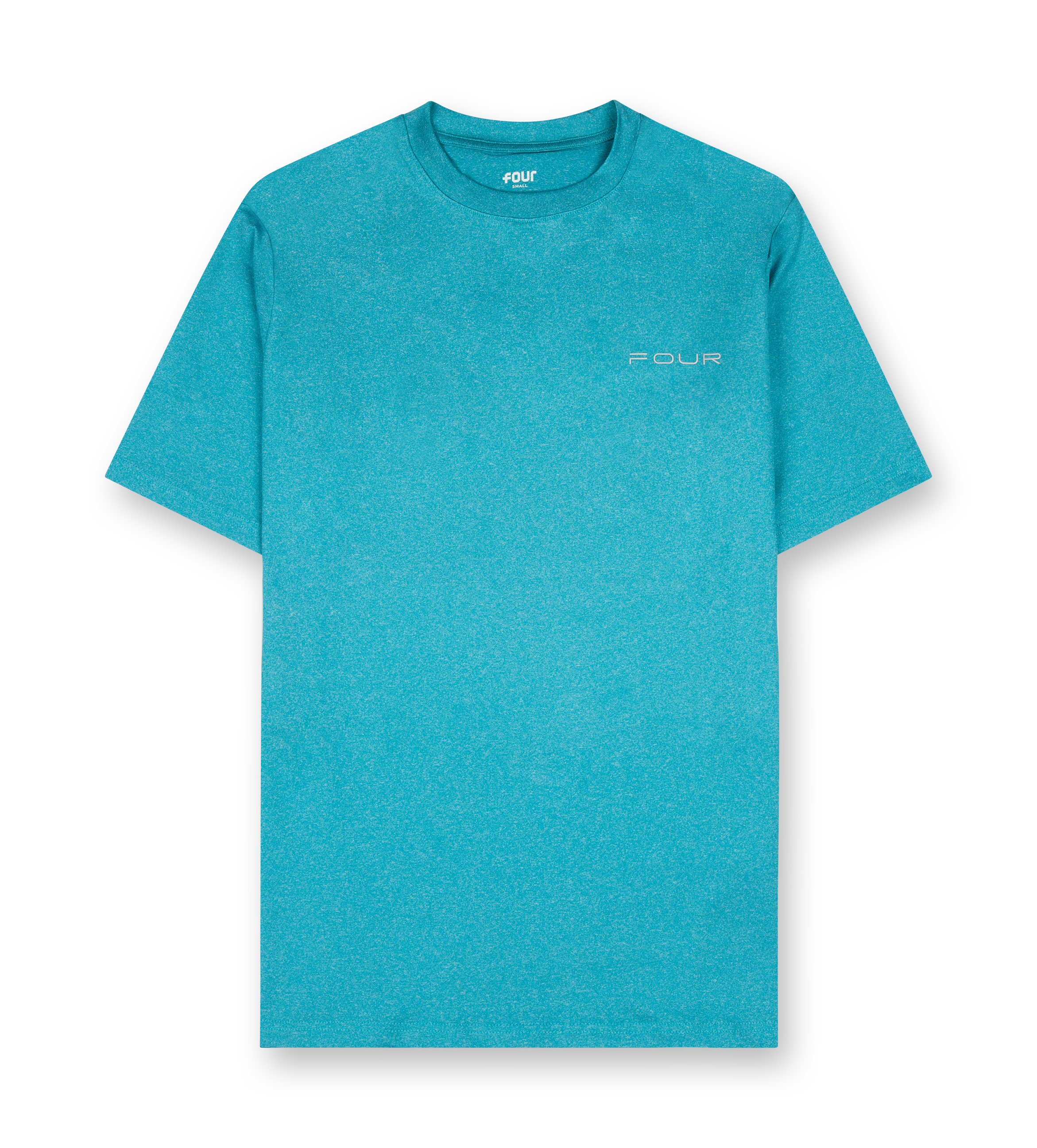 Sportswear T-shirt Melange Ocean Blue