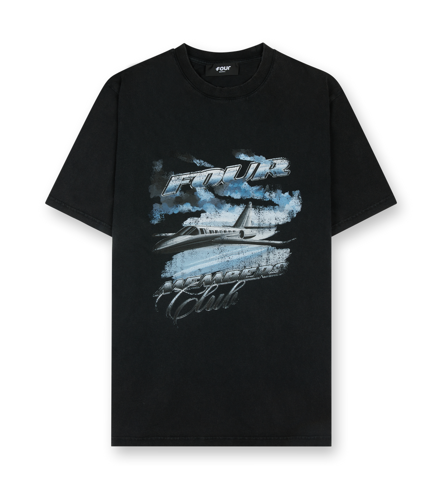 Washed T-shirt Black