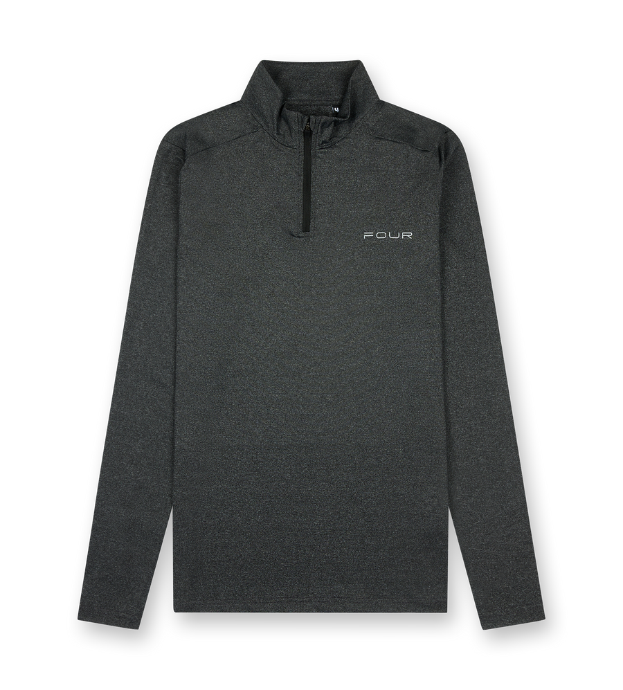 Sportswear Half Zip Melange Dark Grey