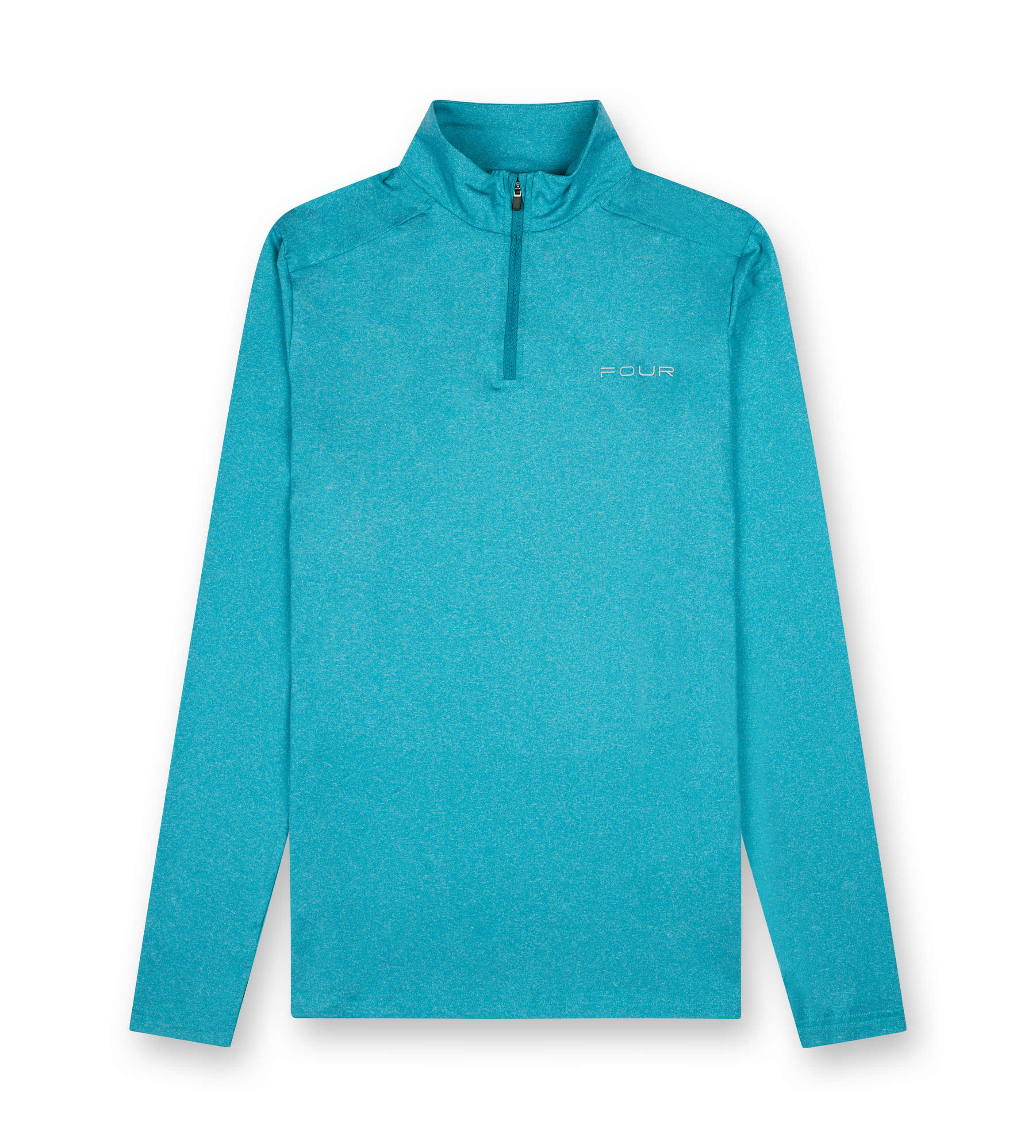 Sportswear Half Zip Melange Ocean Blue