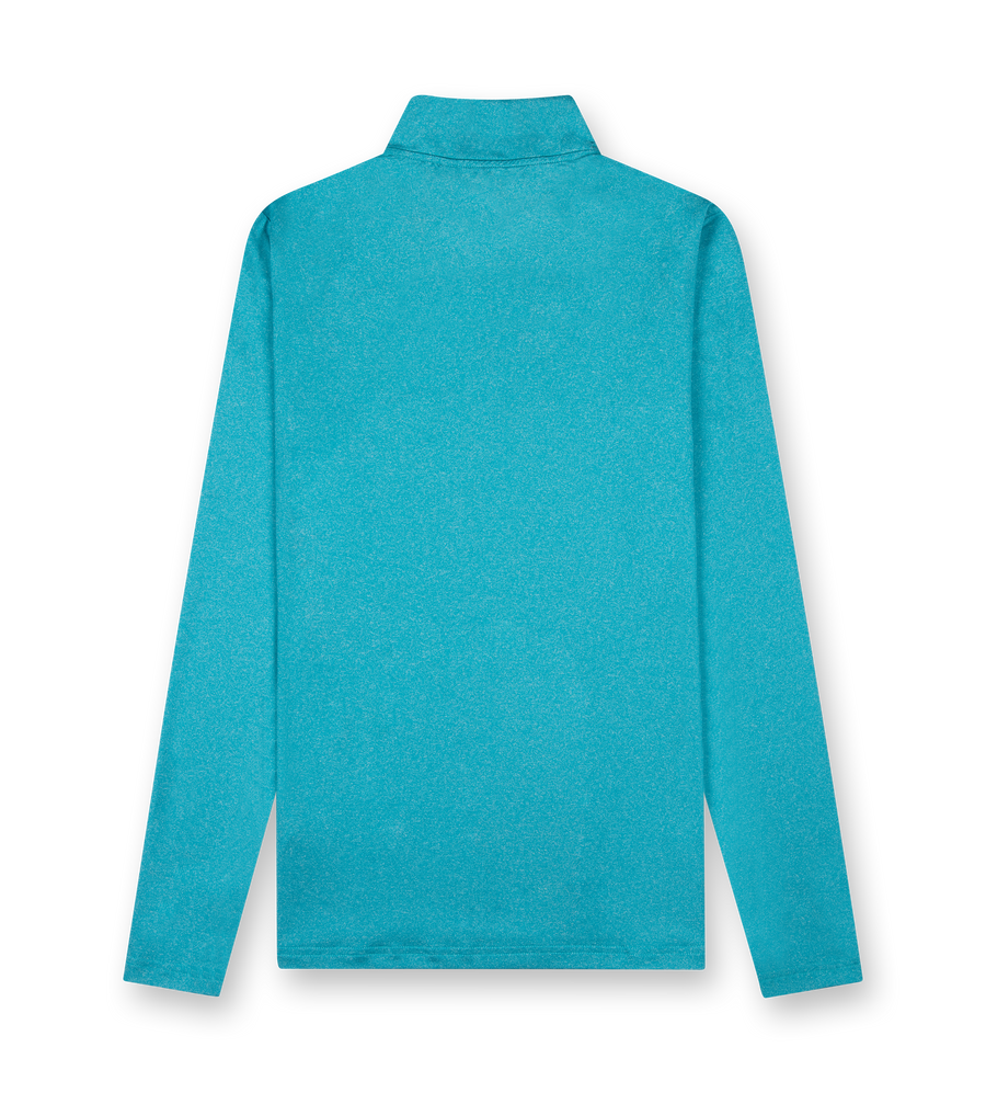 Sportswear Half Zip Melange Ocean Blue