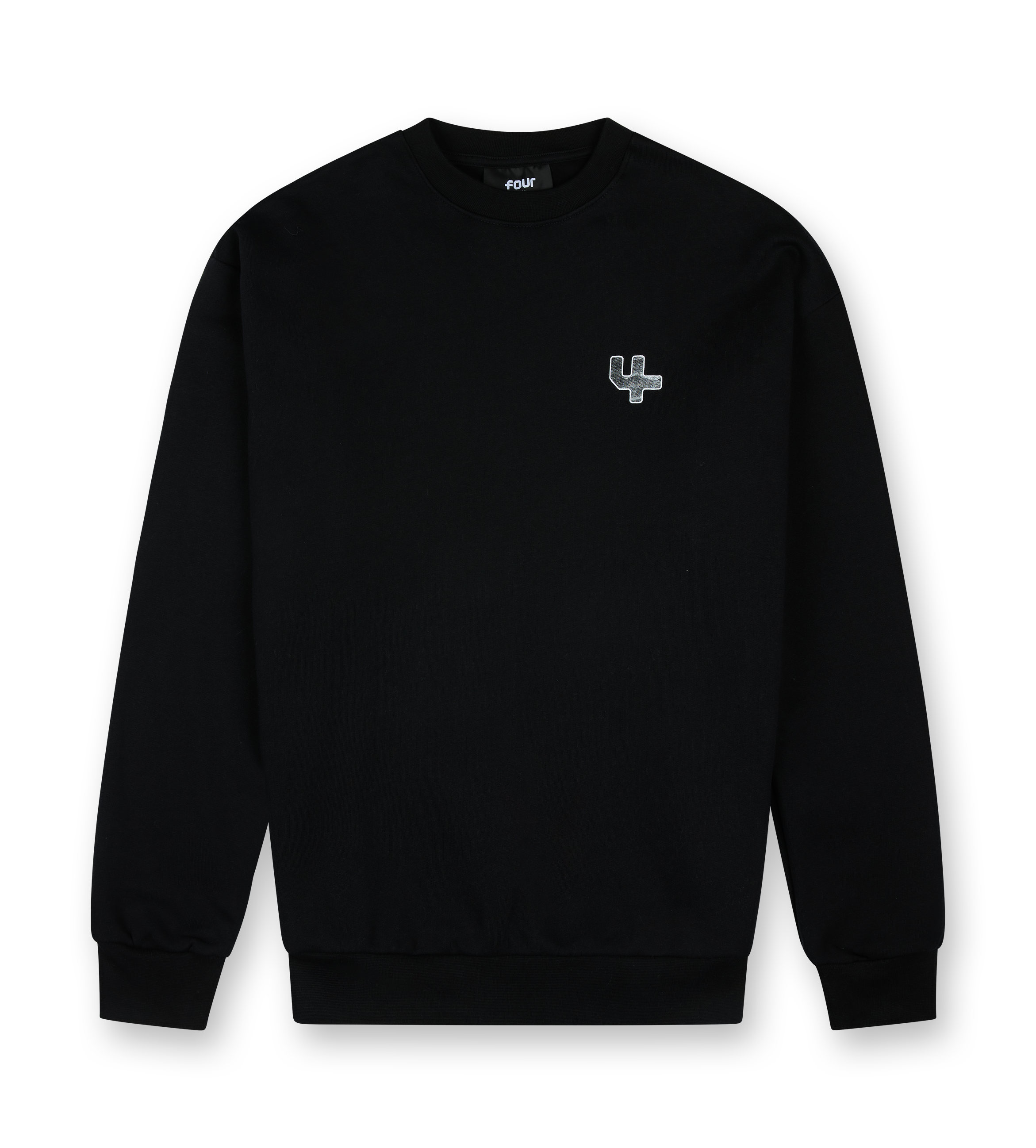 Outline Logo Crewneck Black