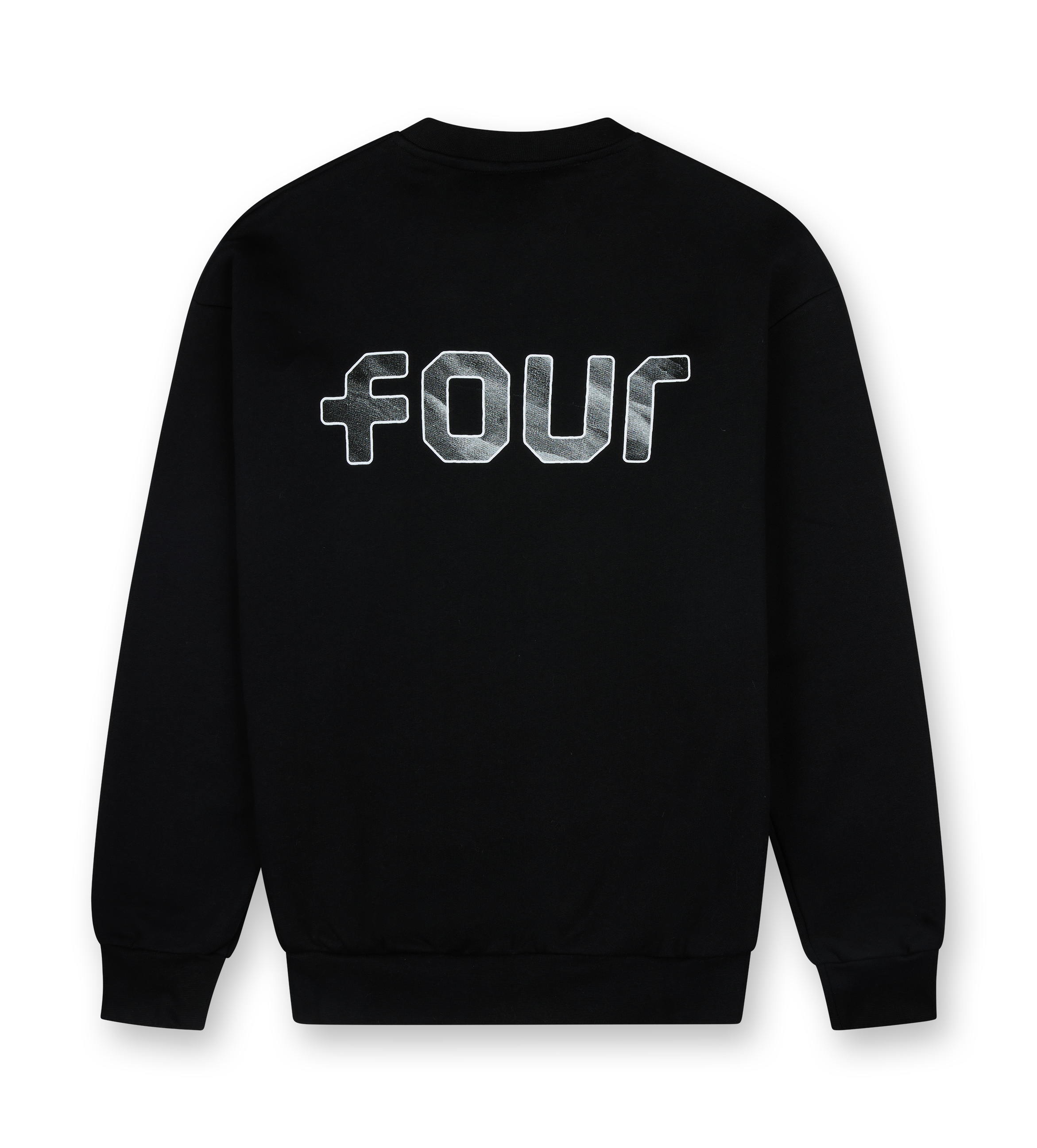 Outline Logo Crewneck Black