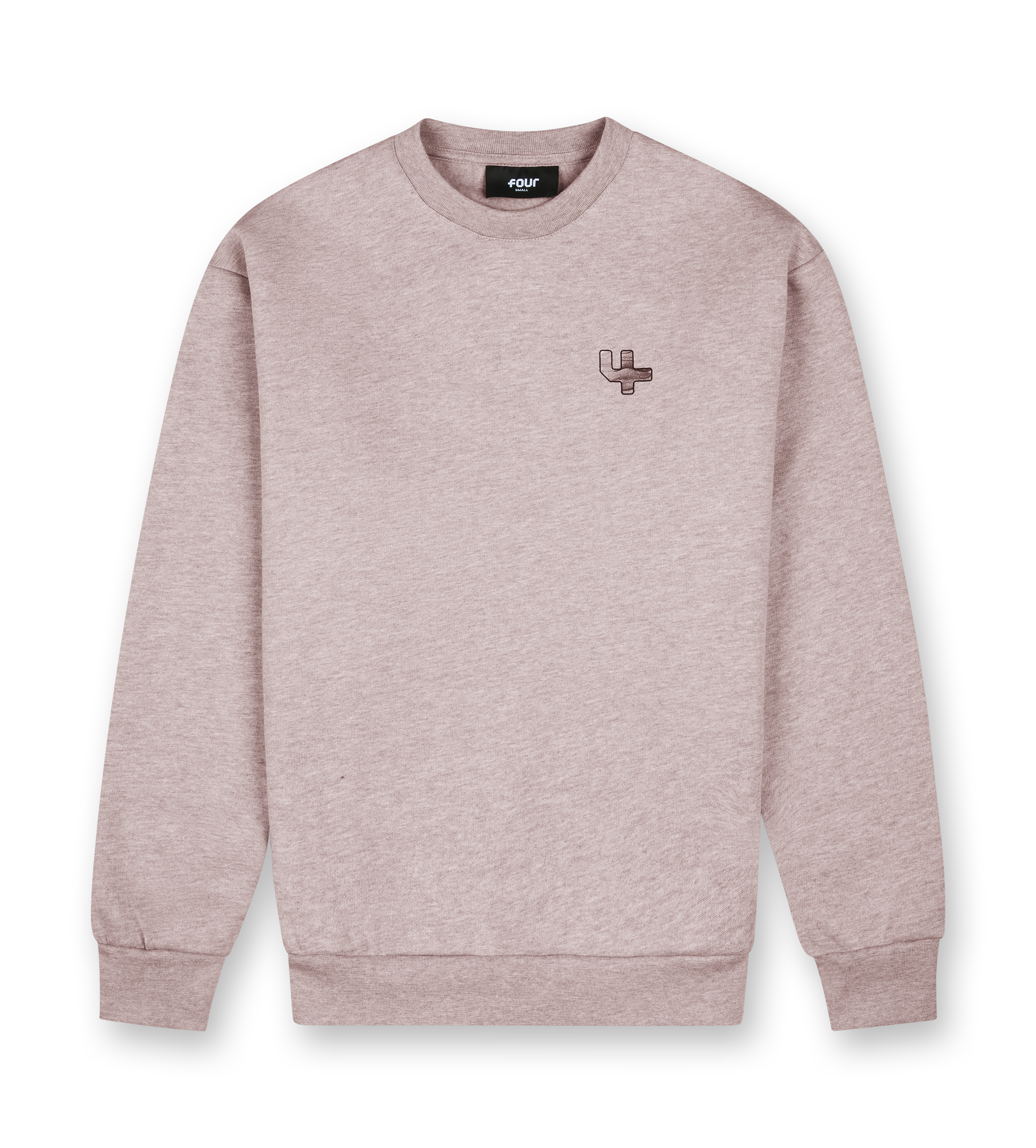 Outline Logo Crewneck Sand Melange