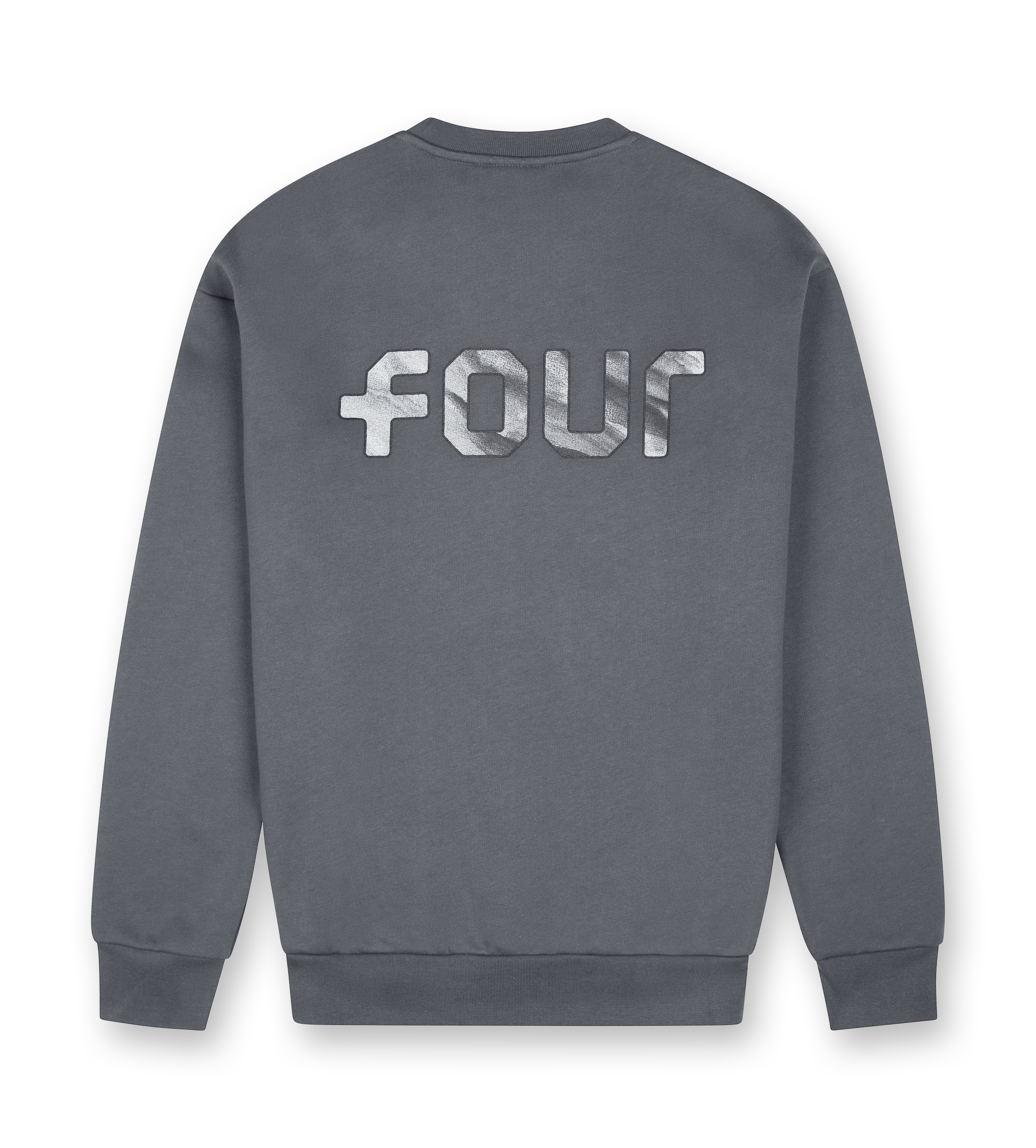 Outline Logo Crewneck Black Sand