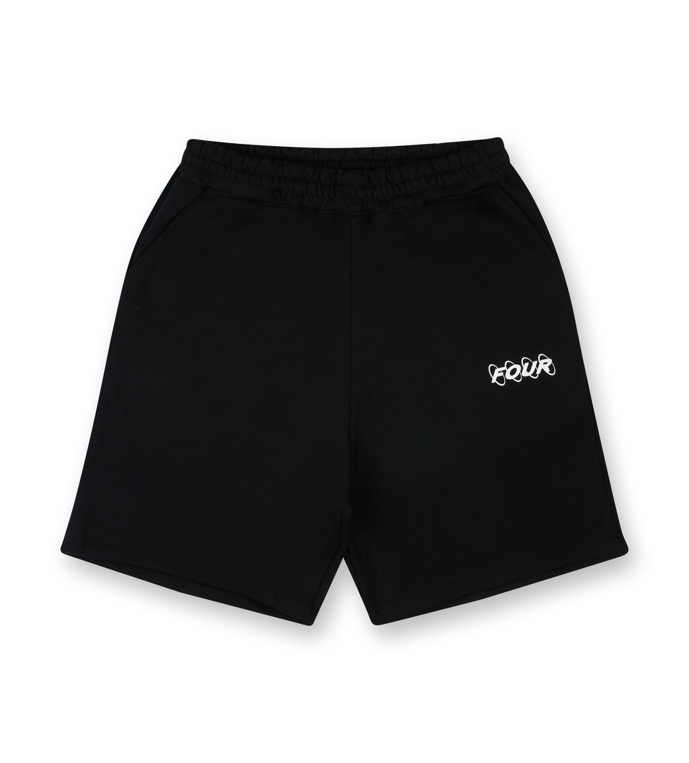 Circles Logo Shorts Black