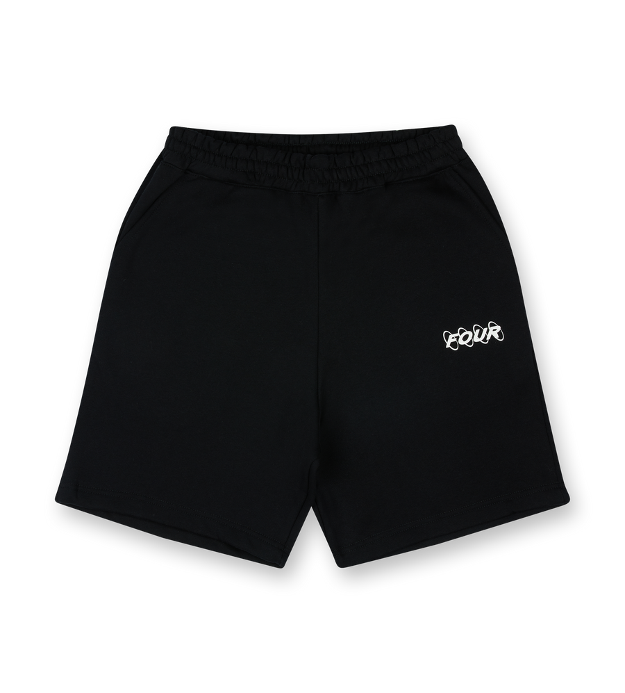 Circles Logo Shorts Black