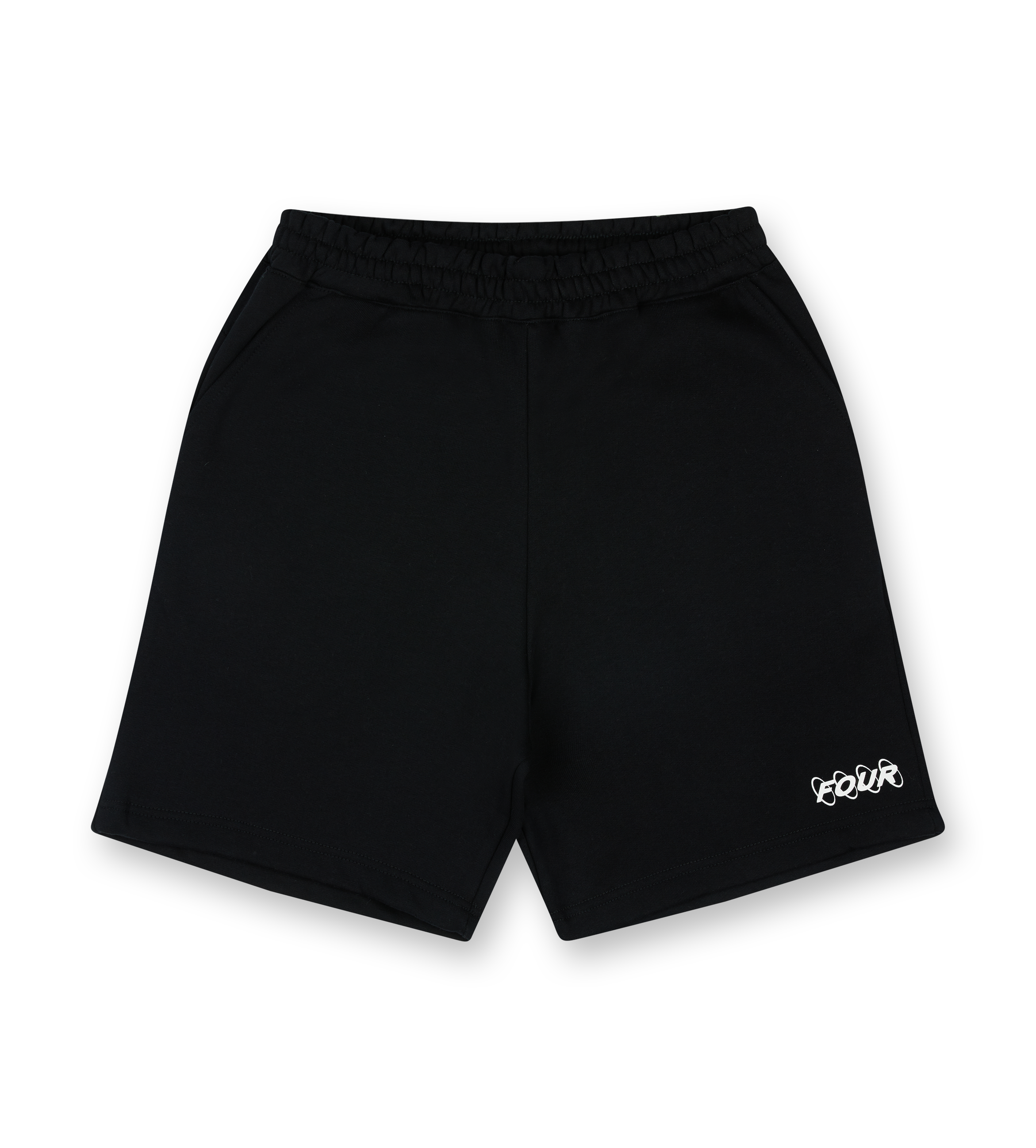 Circles Logo Shorts Black