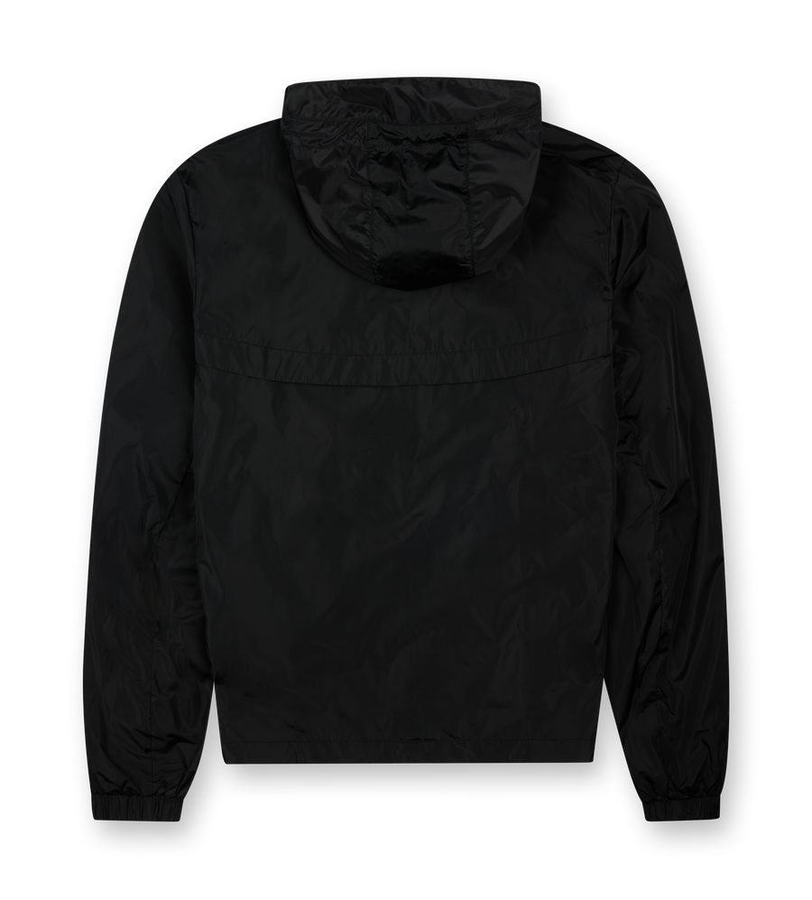 Sport Windbreaker Nylon Jacket Black