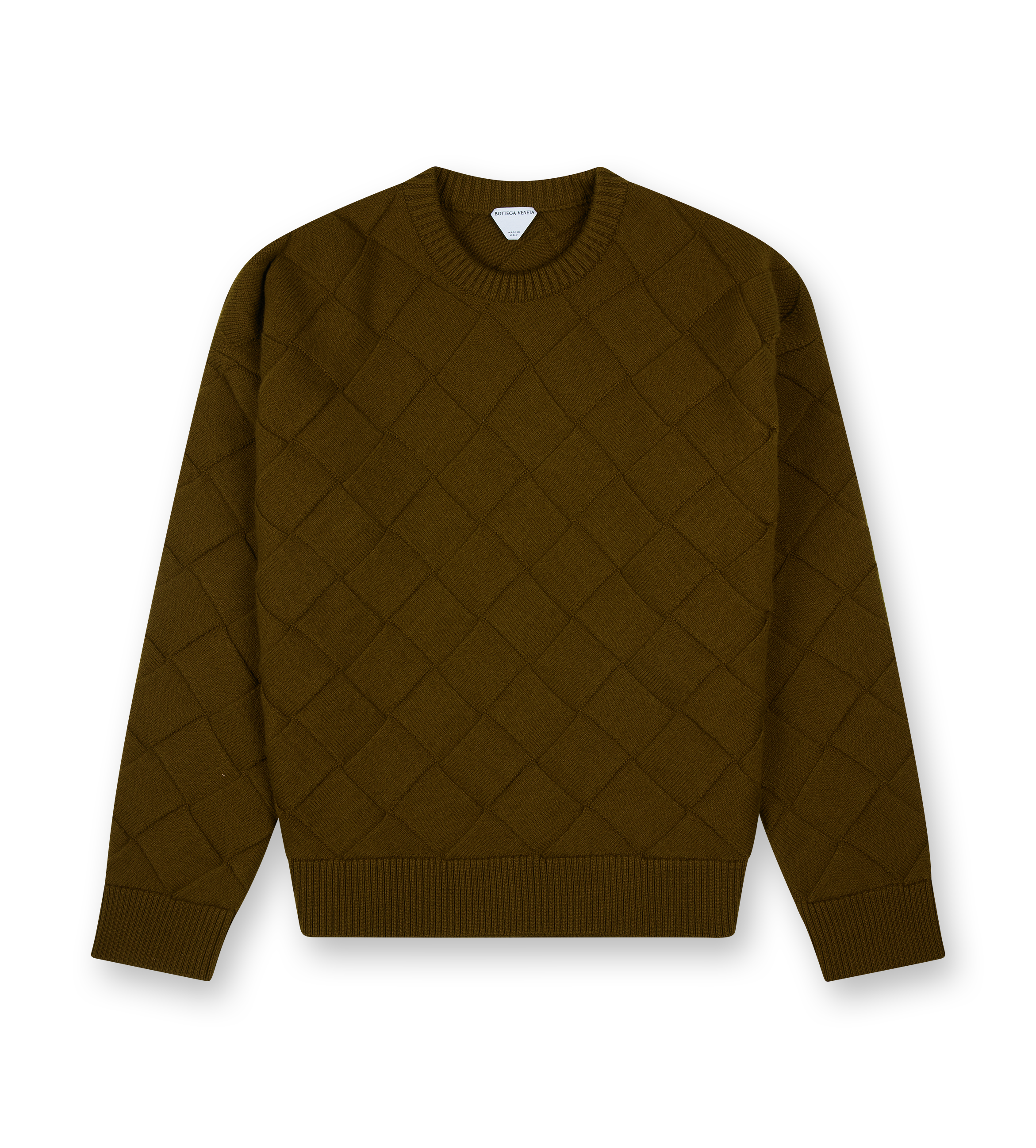 3D Interaccio Wool Jumper Olive Oil