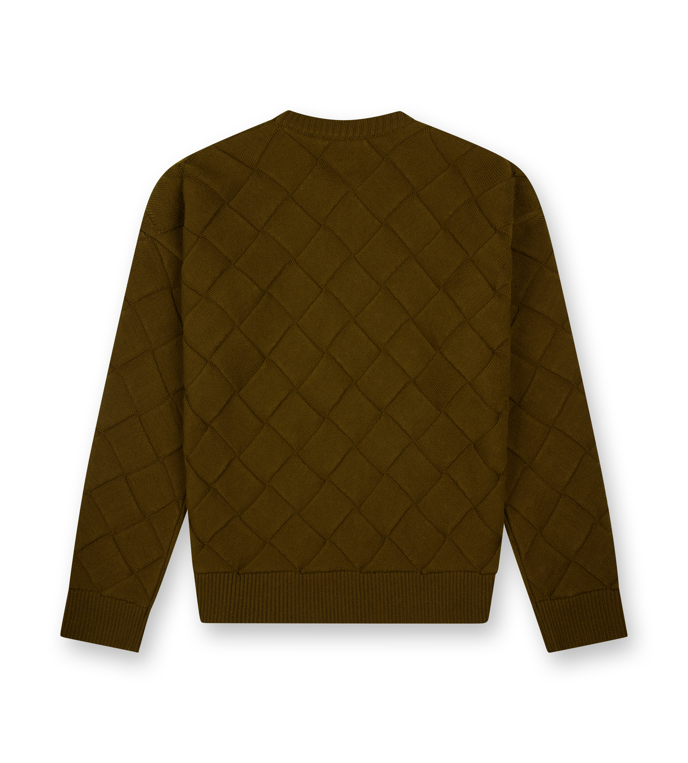 3D Interaccio Wool Jumper Olive Oil