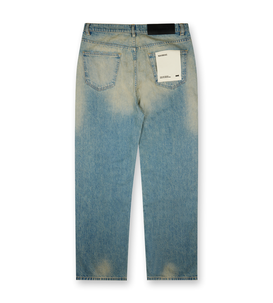 Distressed Baggy Jeans Light Wash