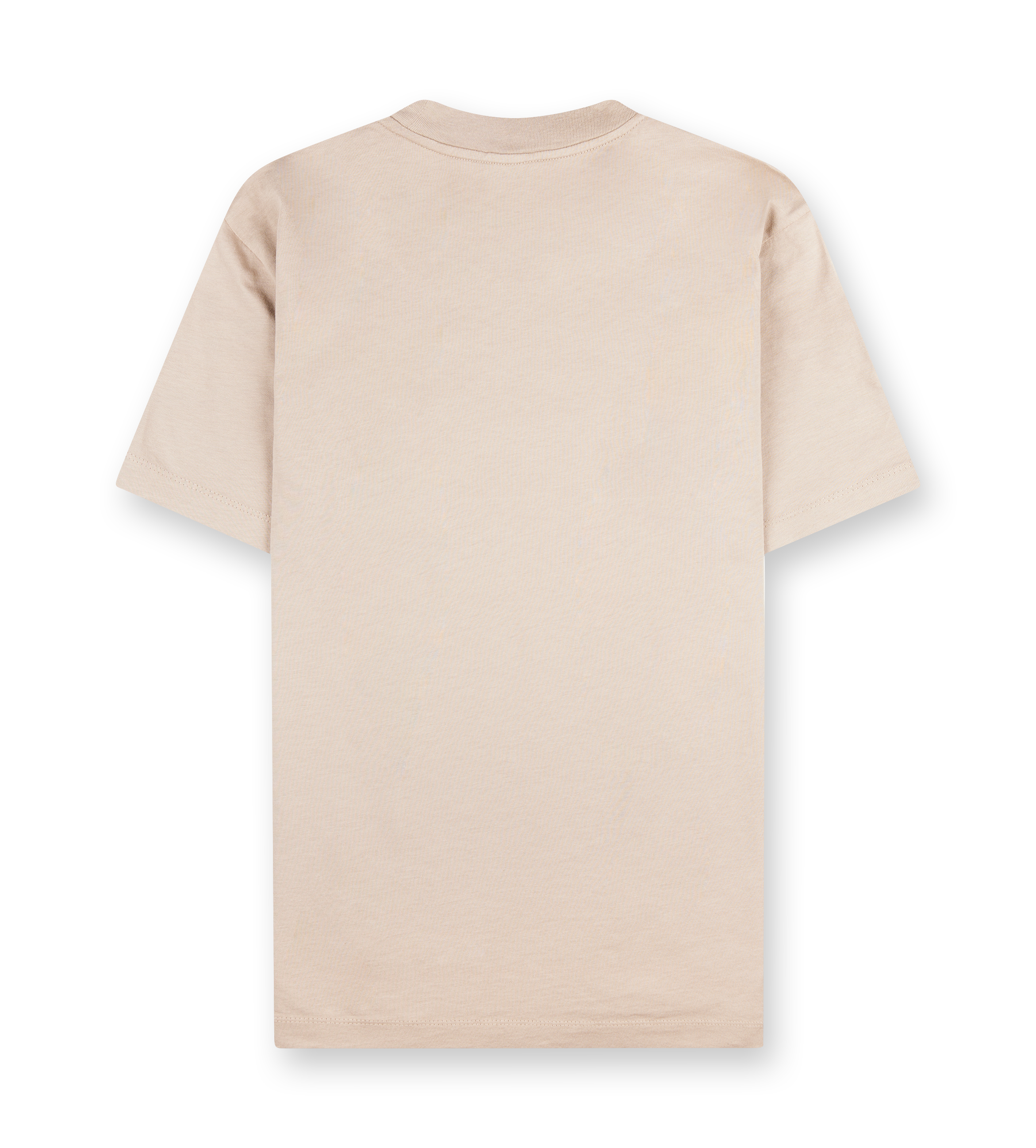 Fluted Logo T-shirt Light Beige