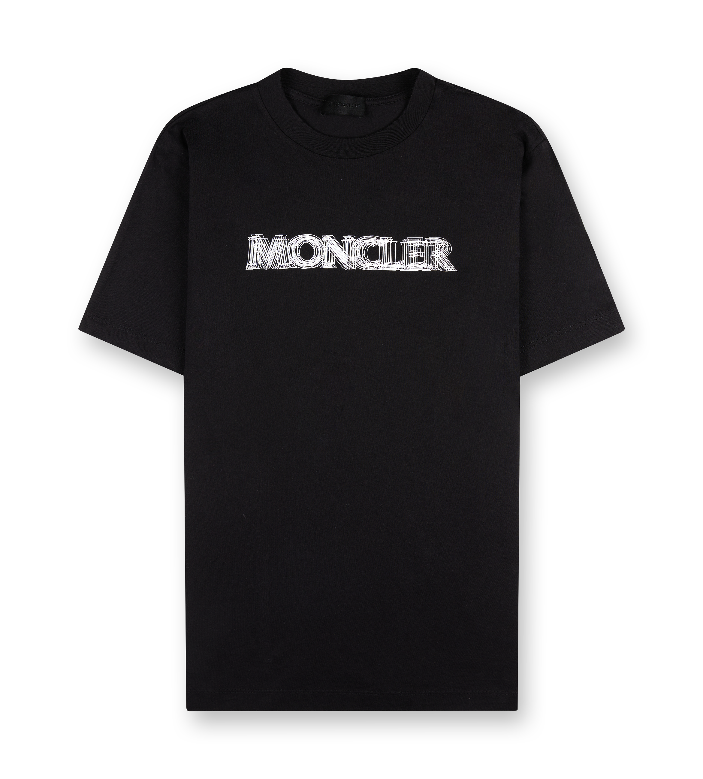 Fluted Logo T-shirt Black